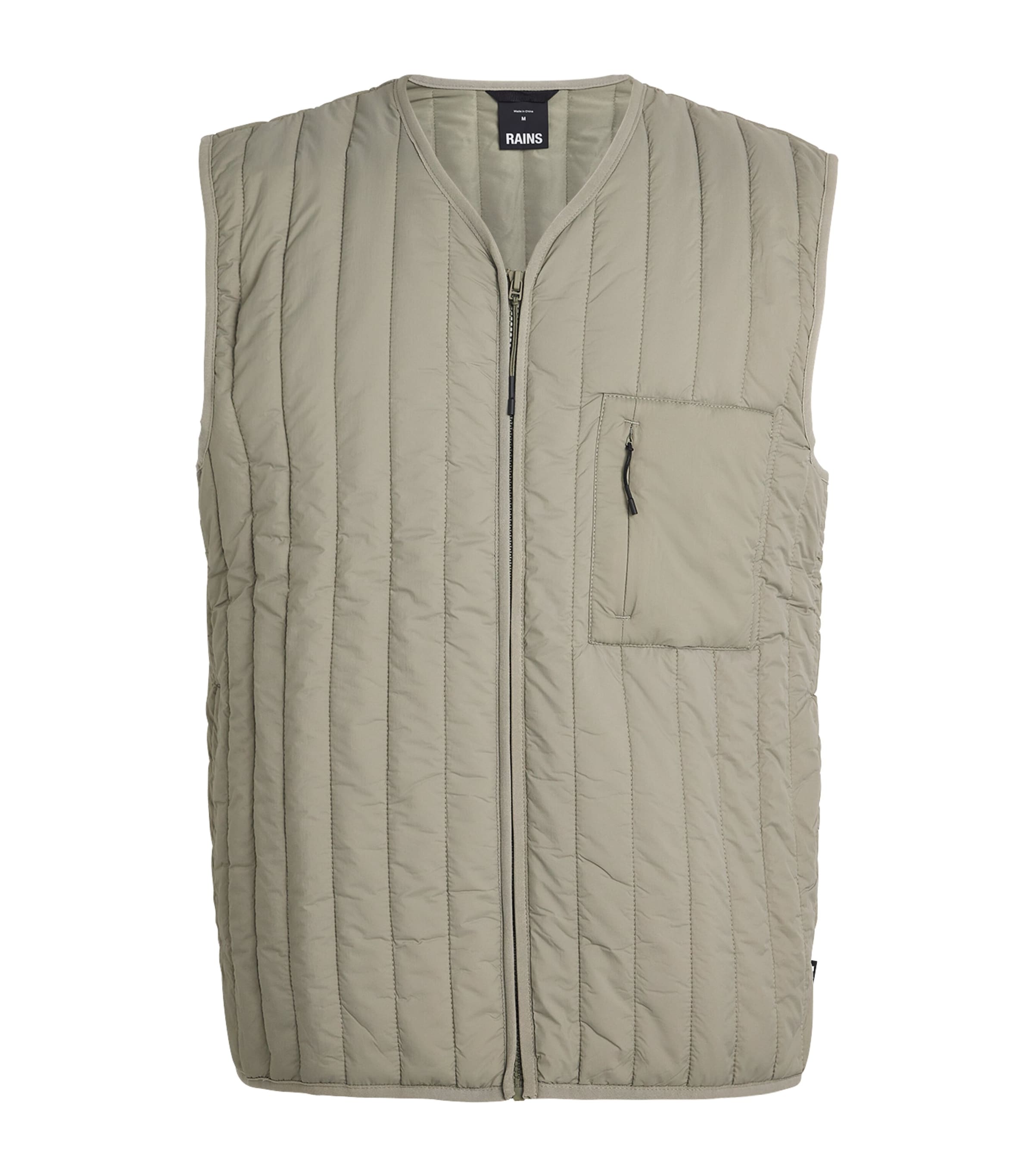 Rains Banja Liner Gilet In Green