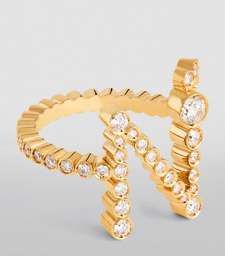 Yellow Gold and Diamond Ensemble ‘N’ Ring YELLOW GOLD Image 3