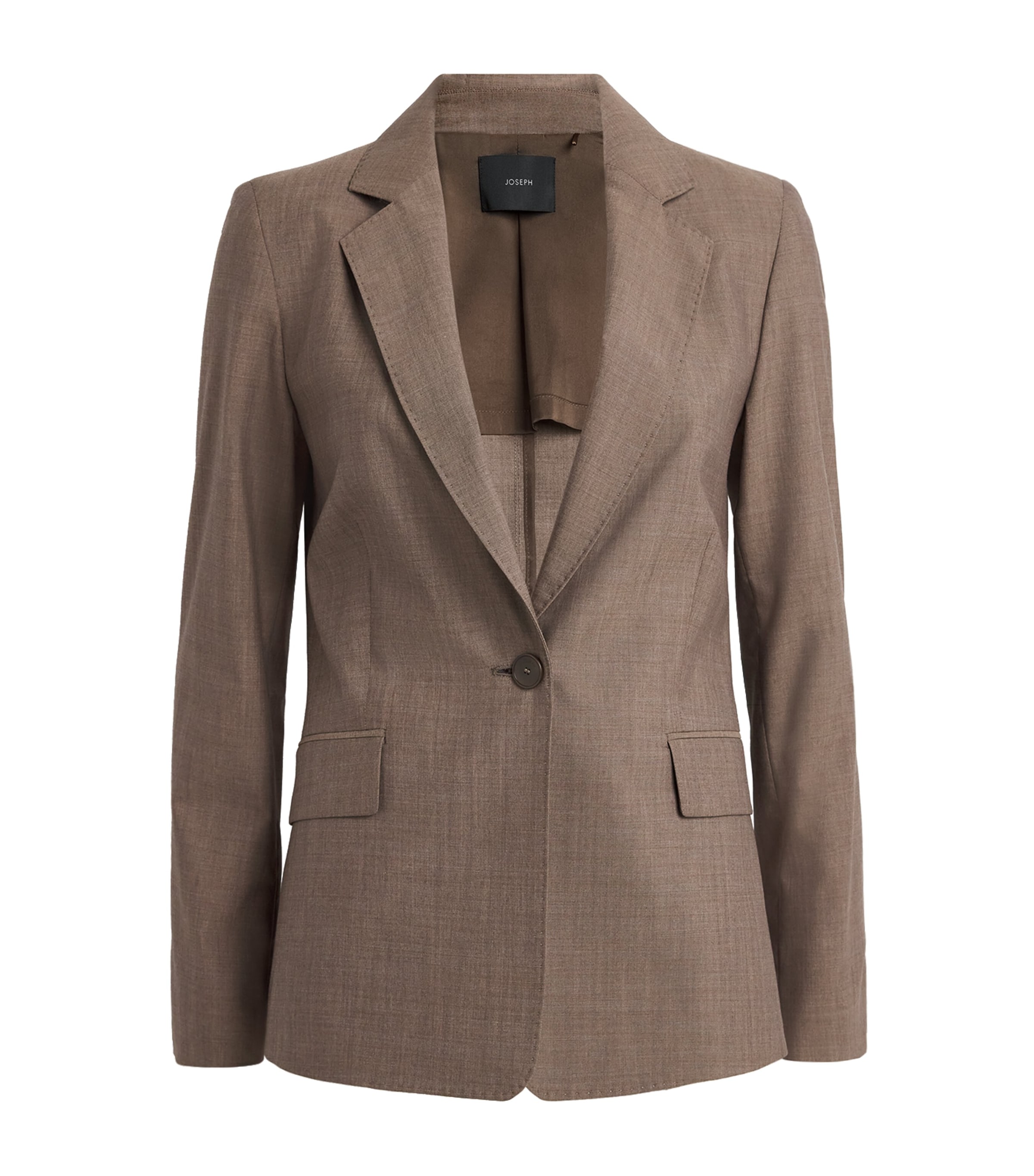 Joseph Virgin Wool Marty Blazer In Brown