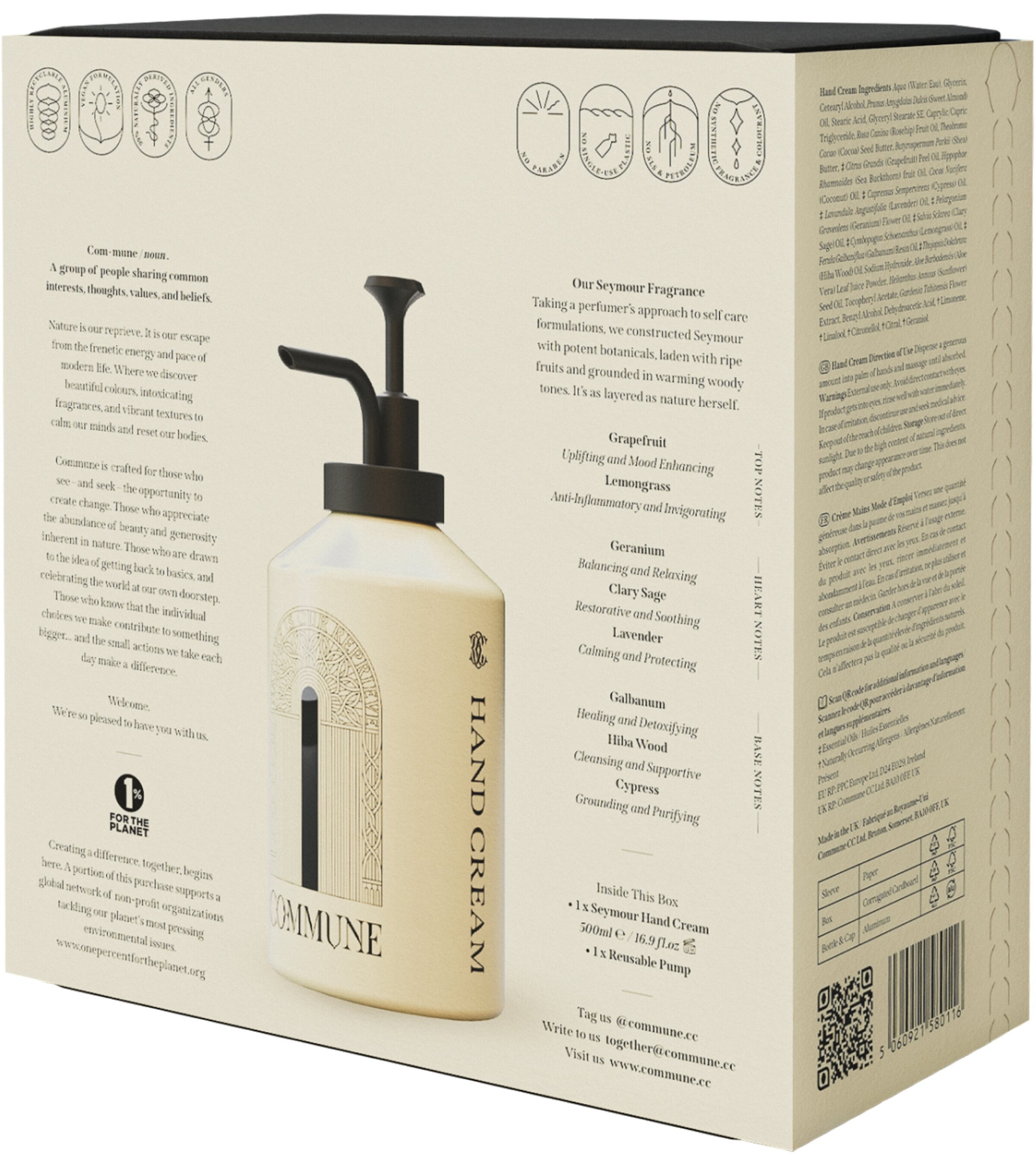 Commune Seymour Hand Cream (500ml) Image 3