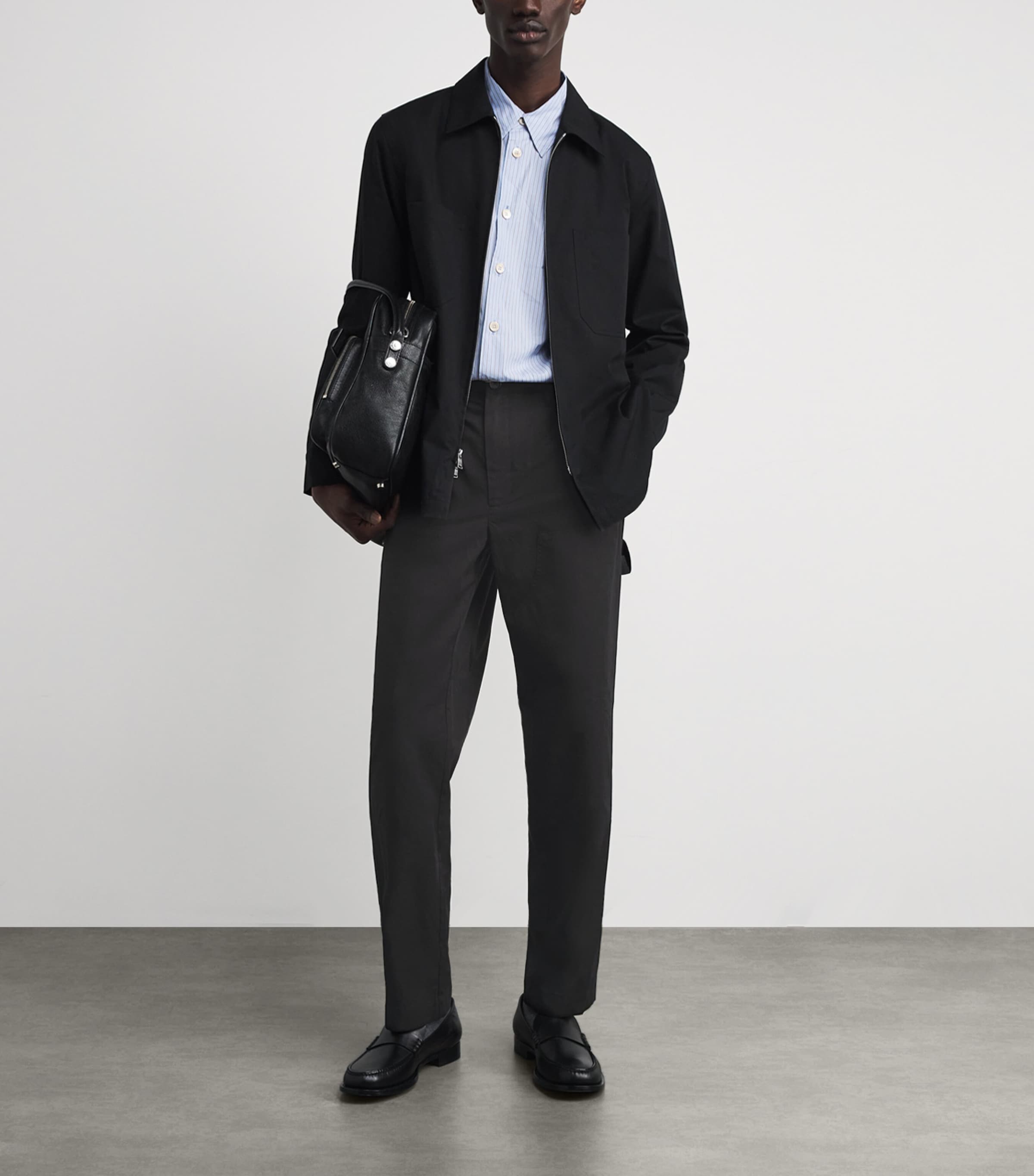 Carpenter Straight Trousers BLACK Image 2