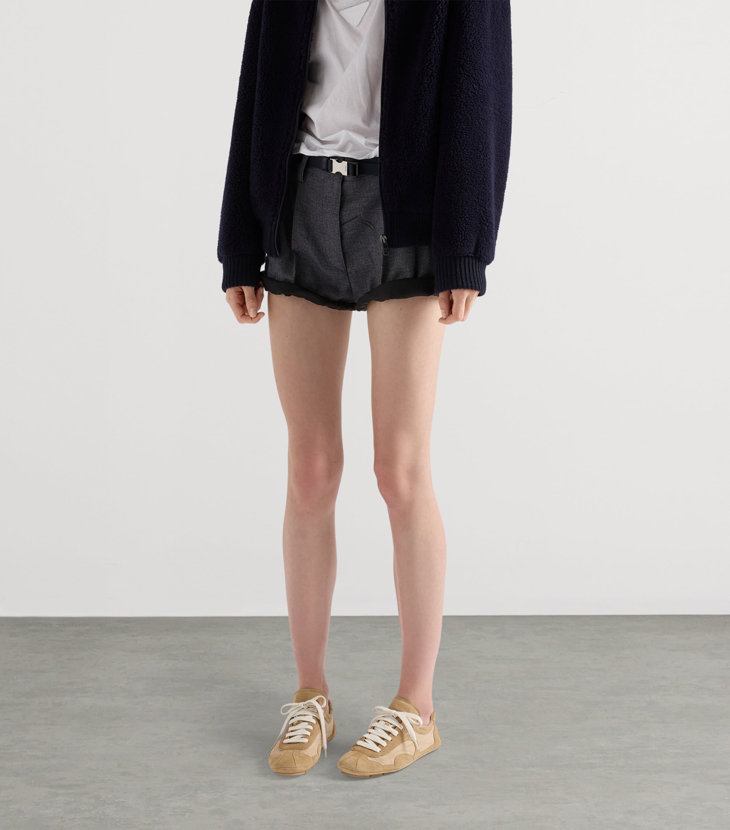 Re-Nylon and Suede Montecarlo Re-Edition 2005 Sneakers F0040 Image 3