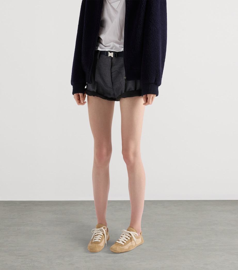 Re-Nylon and Suede Montecarlo Re-Edition 2005 Sneakers F0040 Image 3