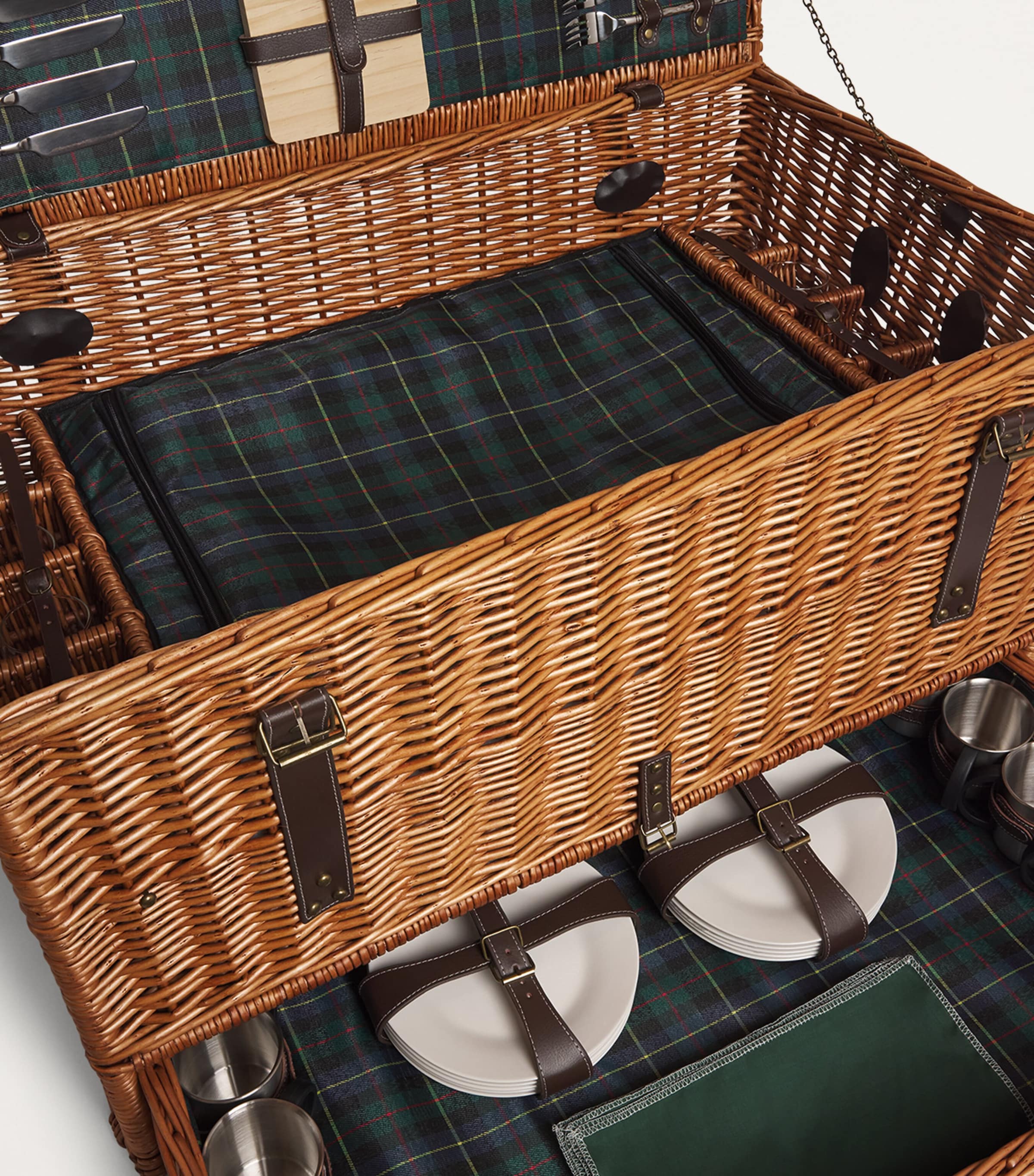 Champs Elysées Picnic Basket and Dining Set BLUE Image 6