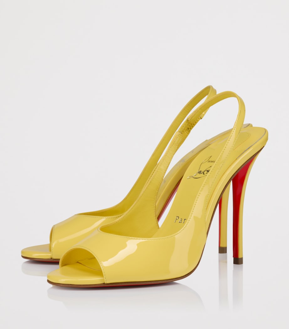 Christian Louboutin Sofia Z Patent Leather Slingback Sandals 100 Image 3