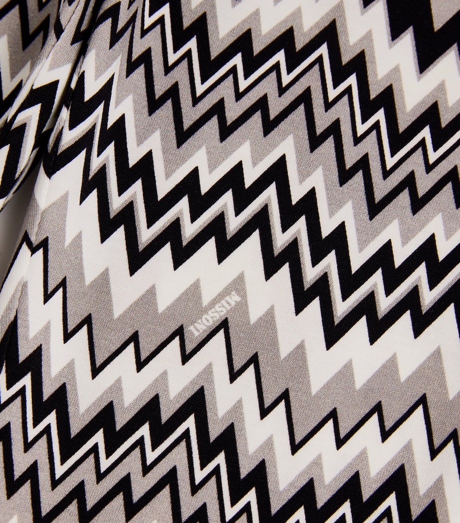 Zigzag Leggings (4-14 Years) 900NEGREY/BLACK Image 3