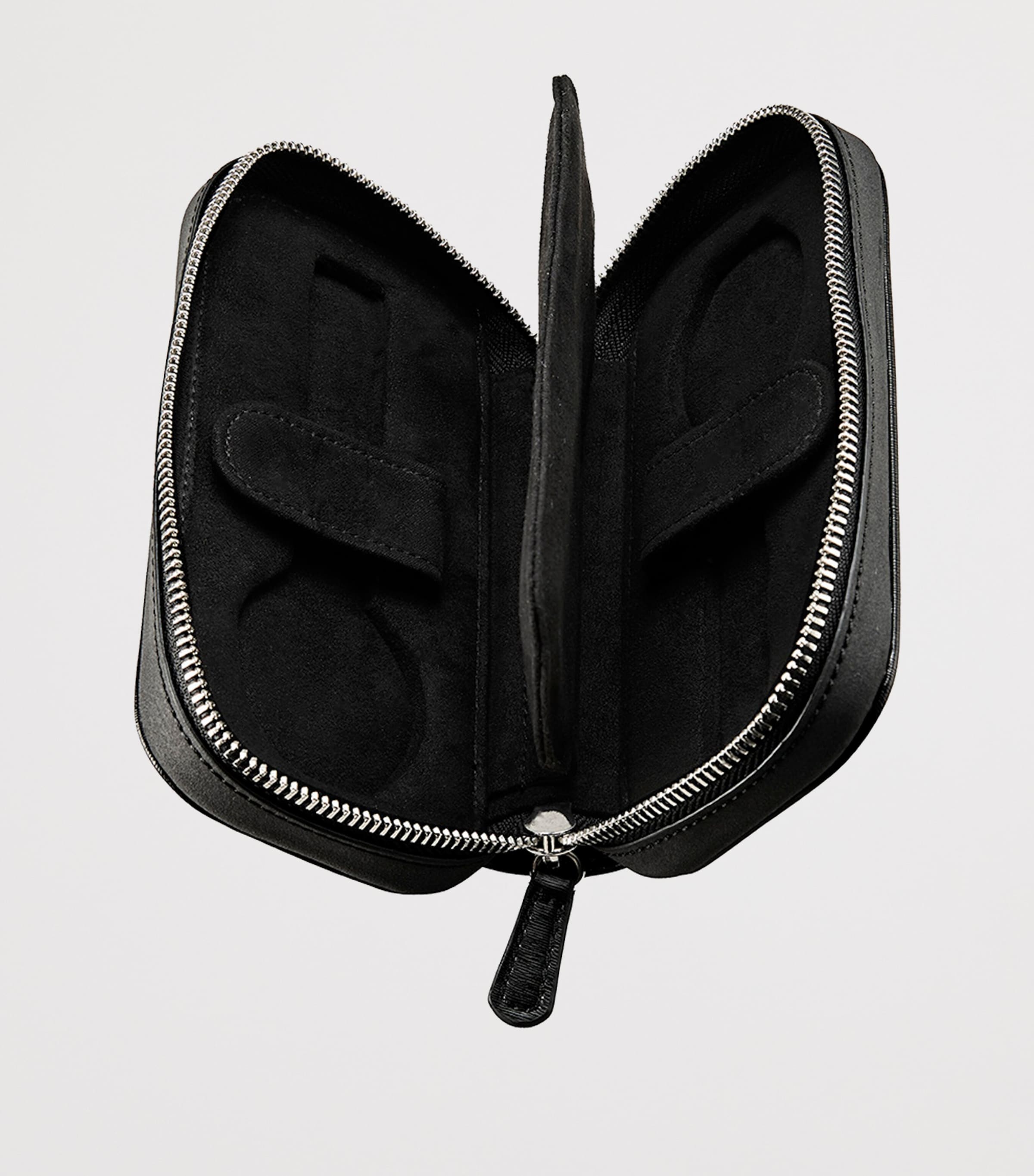 Philipp Double Watch Zip Case BLACK Image 5