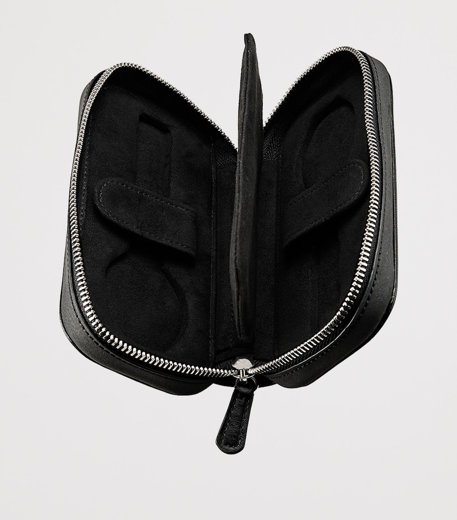 Philipp Double Watch Zip Case BLACK Image 5