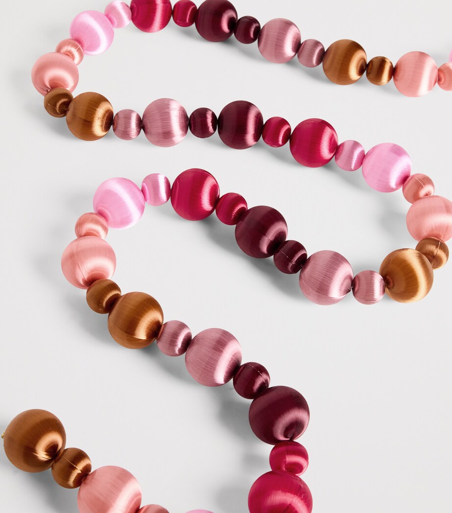 Beaded Garland BURGUNDY Image 2