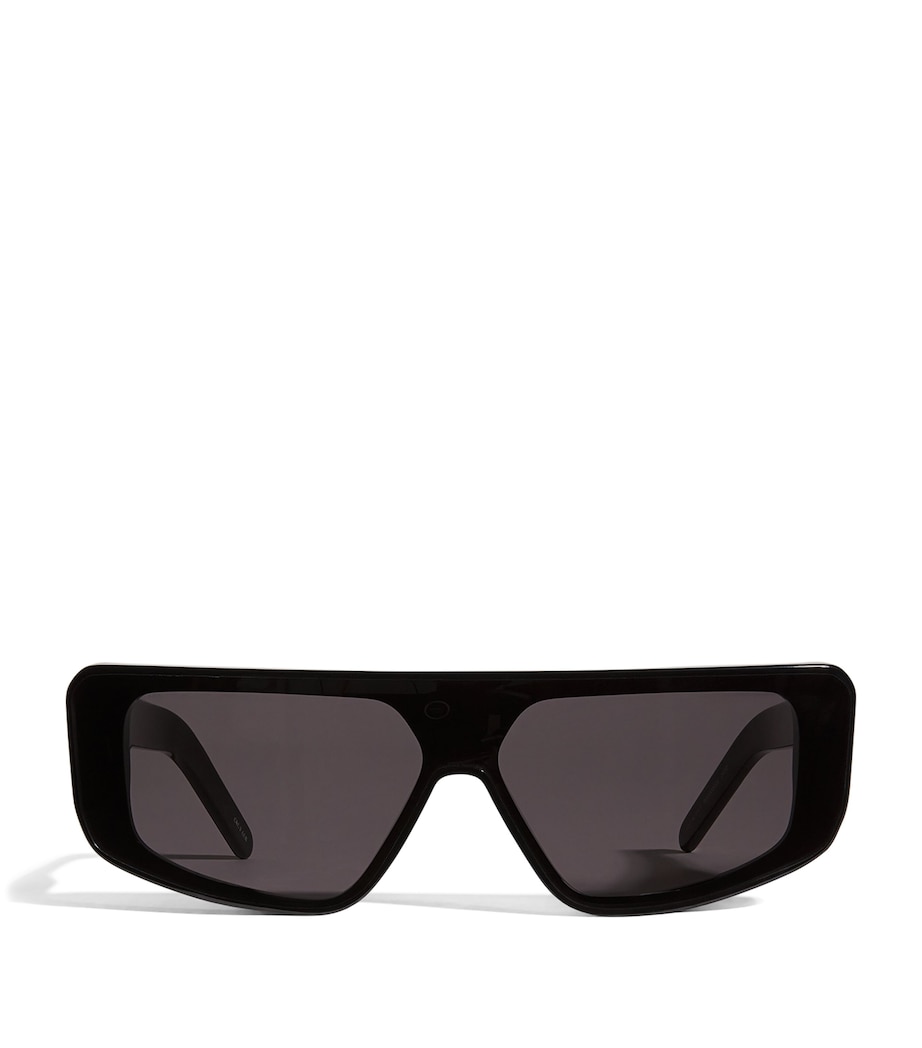 Geometric Performa Sunglasses BLK TMPL/BLKLNS/0909 Image 1