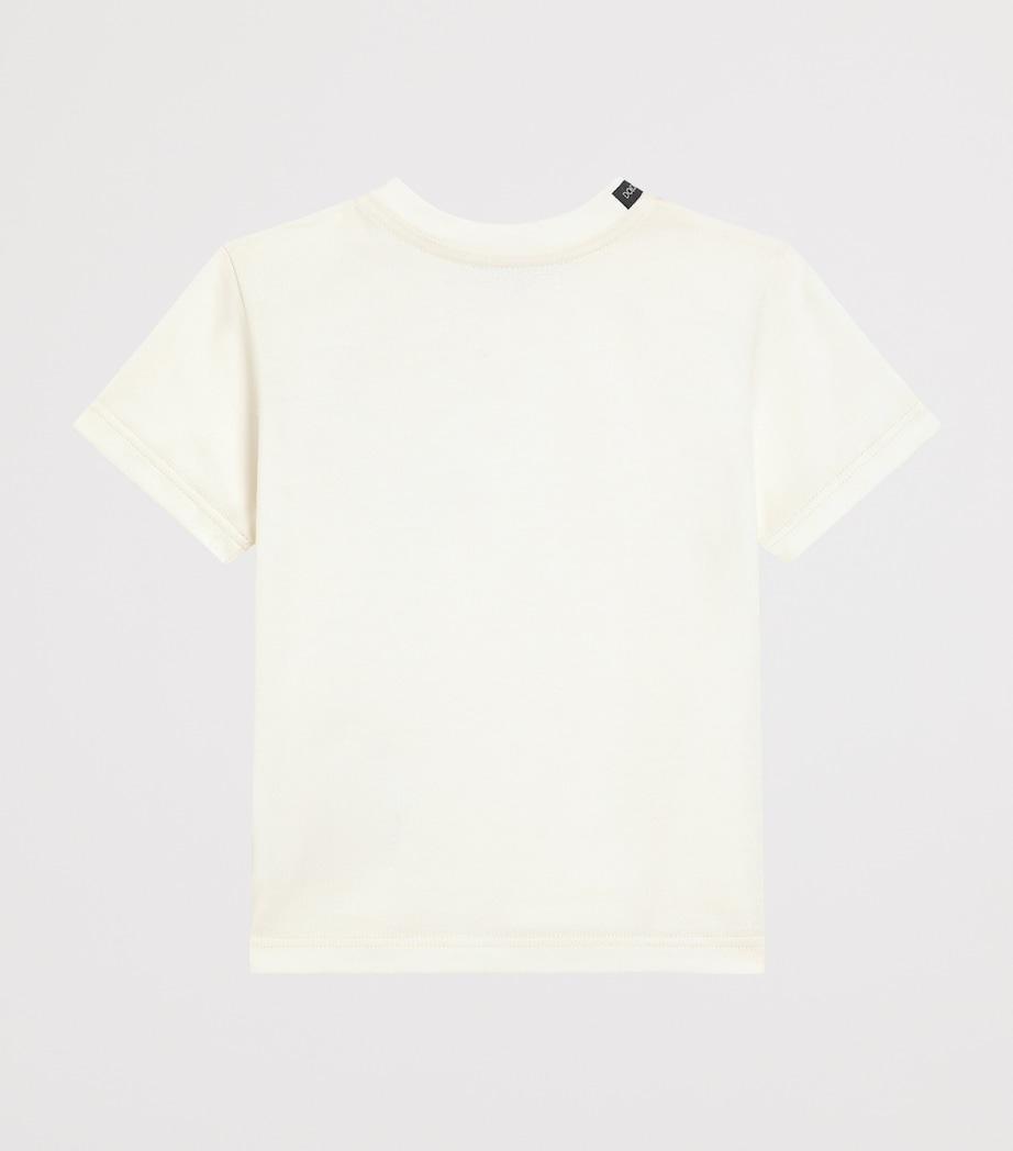 Embroidered Logo T-Shirt (3-36 Months) W0001-NATURAL WH Image 2