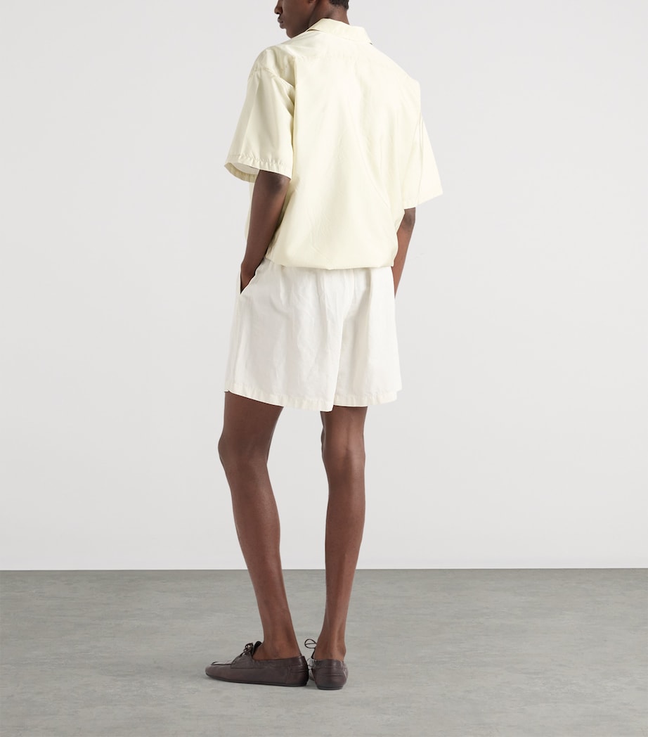 Prada Mens Re-Nylon Short-Sleeve Shirt Neutral Image 4