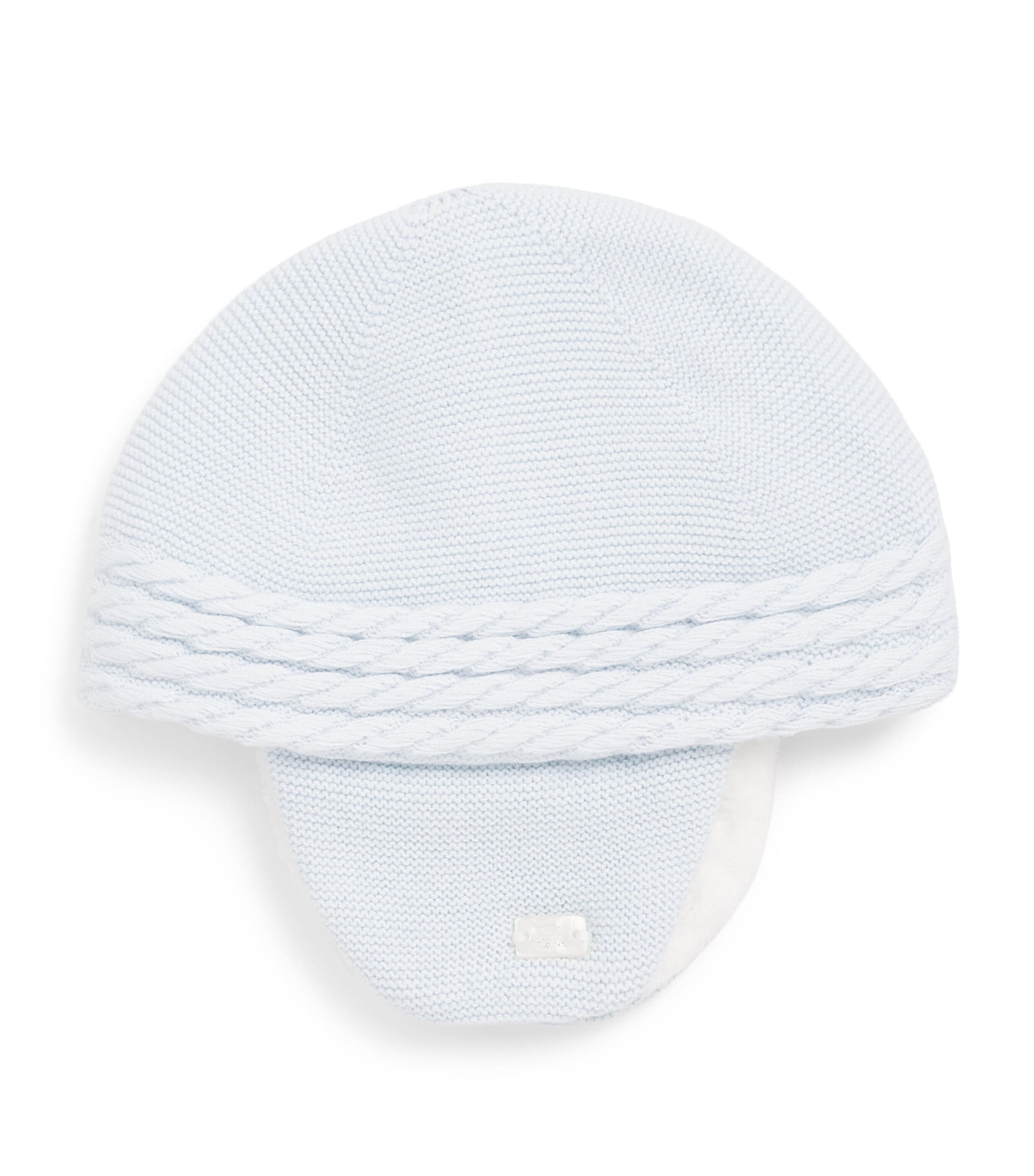 Tartine et Chocolat Cotton-Blend Beanie Ciel Image 1