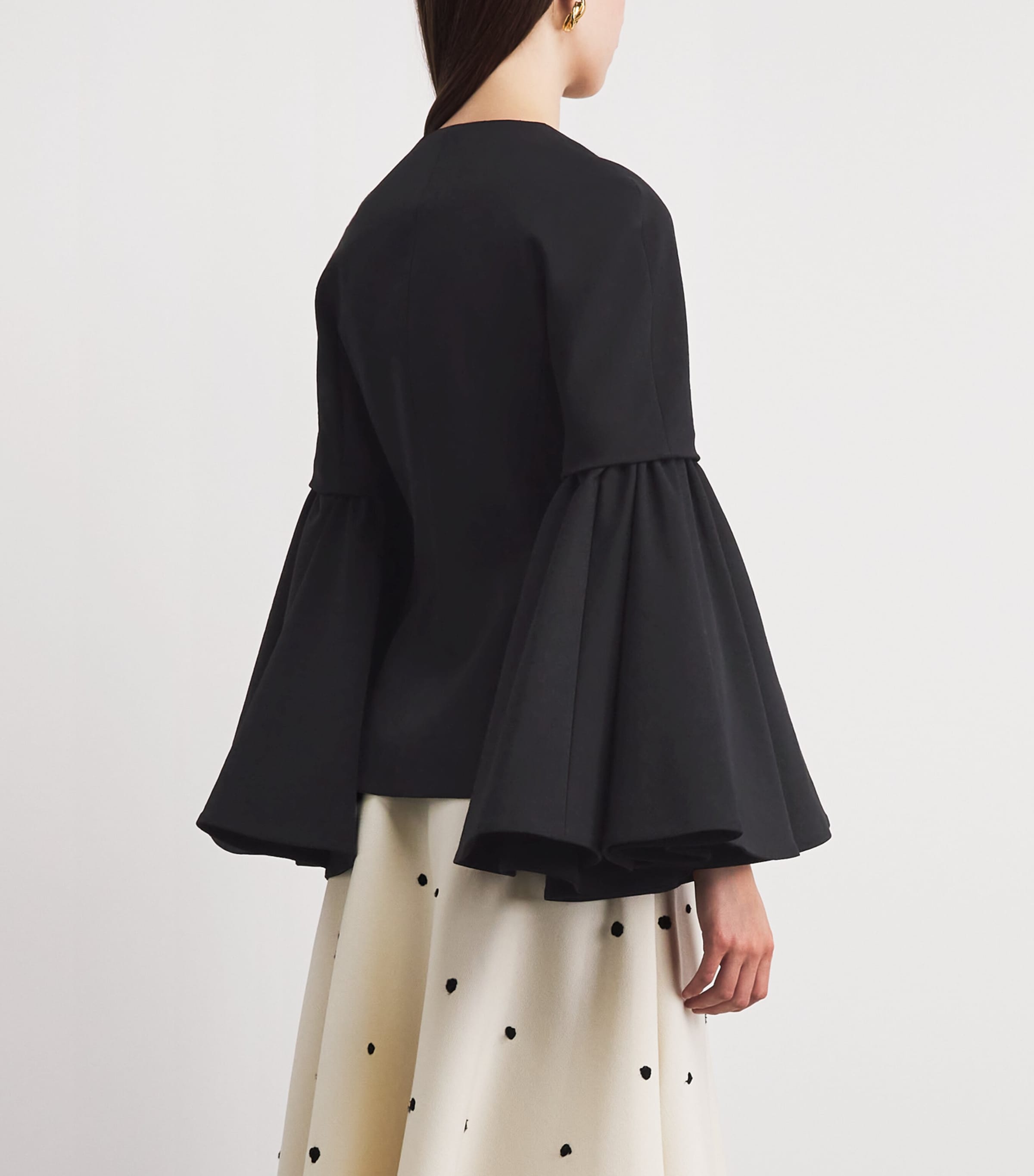Jacquemus Womens Wool-Linen-Blend Paysan Blazer Black Image 5