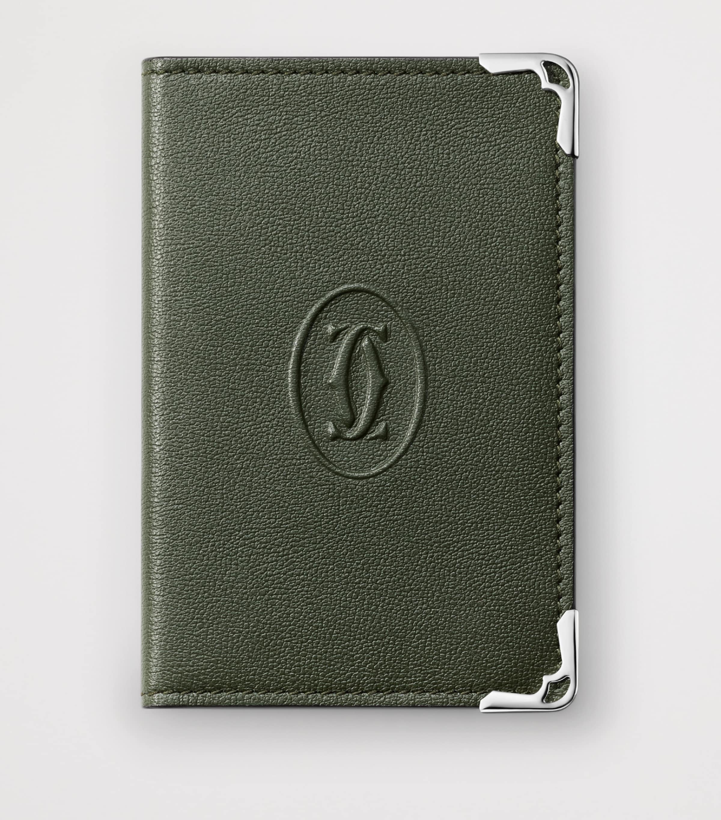 Cartier Leather Must de Cartier Card Holder Green Image 2