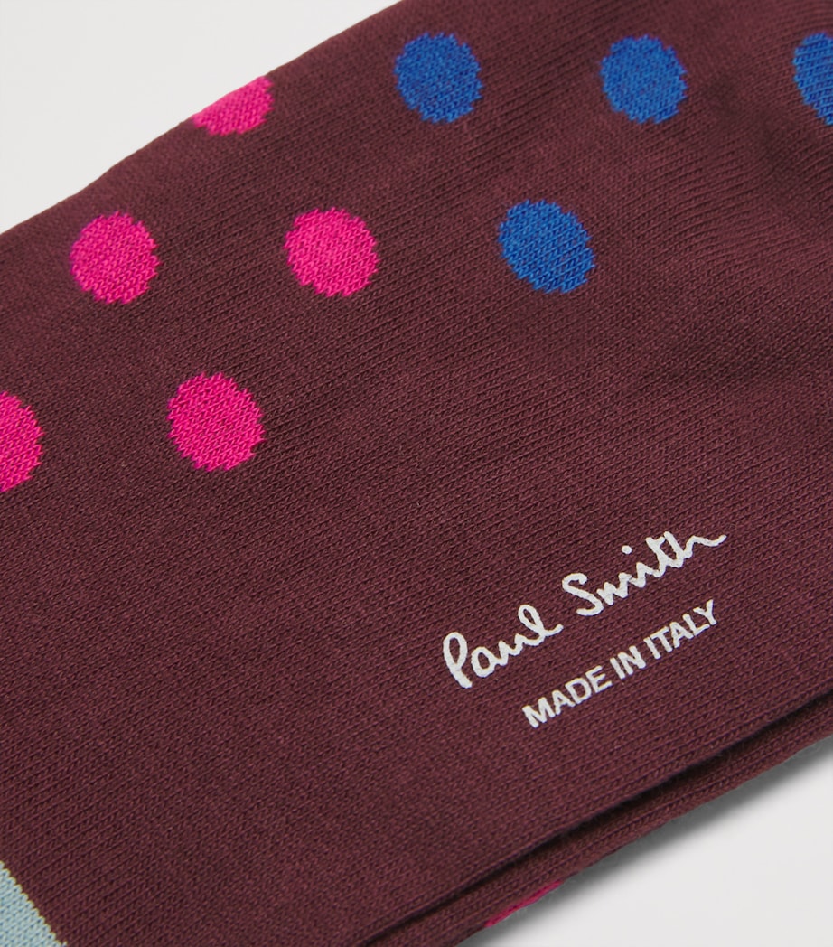 Cotton-Blend Kingston Socks RED Image 2