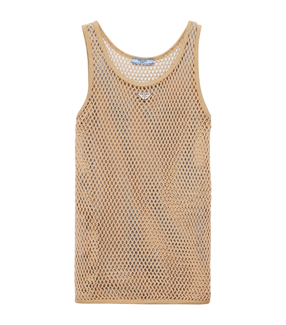 Cotton Mesh Tank Top F0065 Image 1