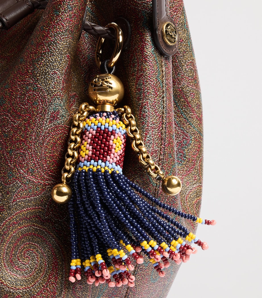 Etro Doll Charm Keyring Blu Image 3
