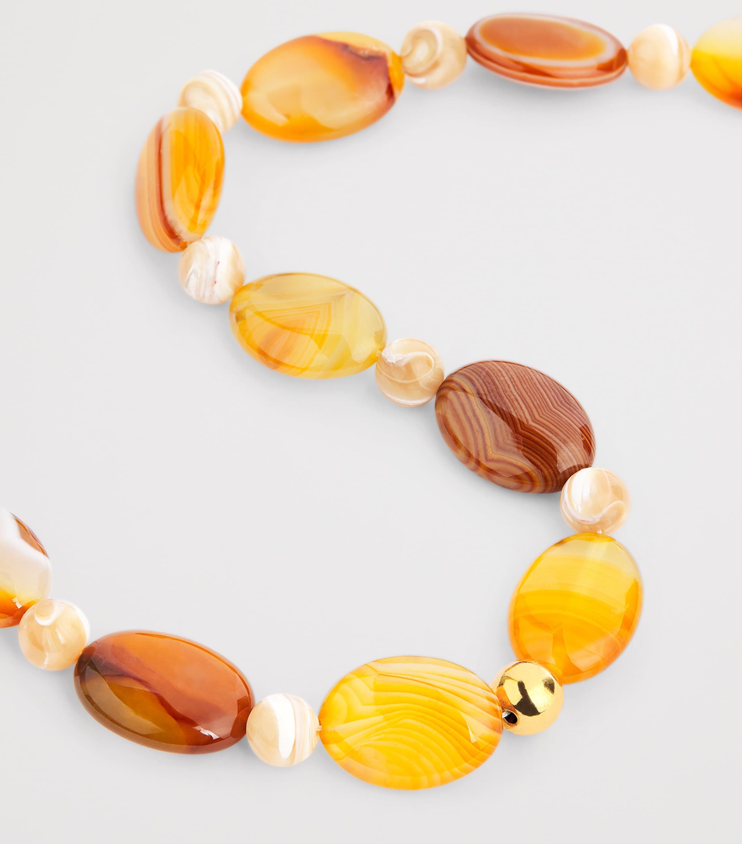Anni Lu Gold-Plated Desert Dreamer Necklace Butterscotch Image 3