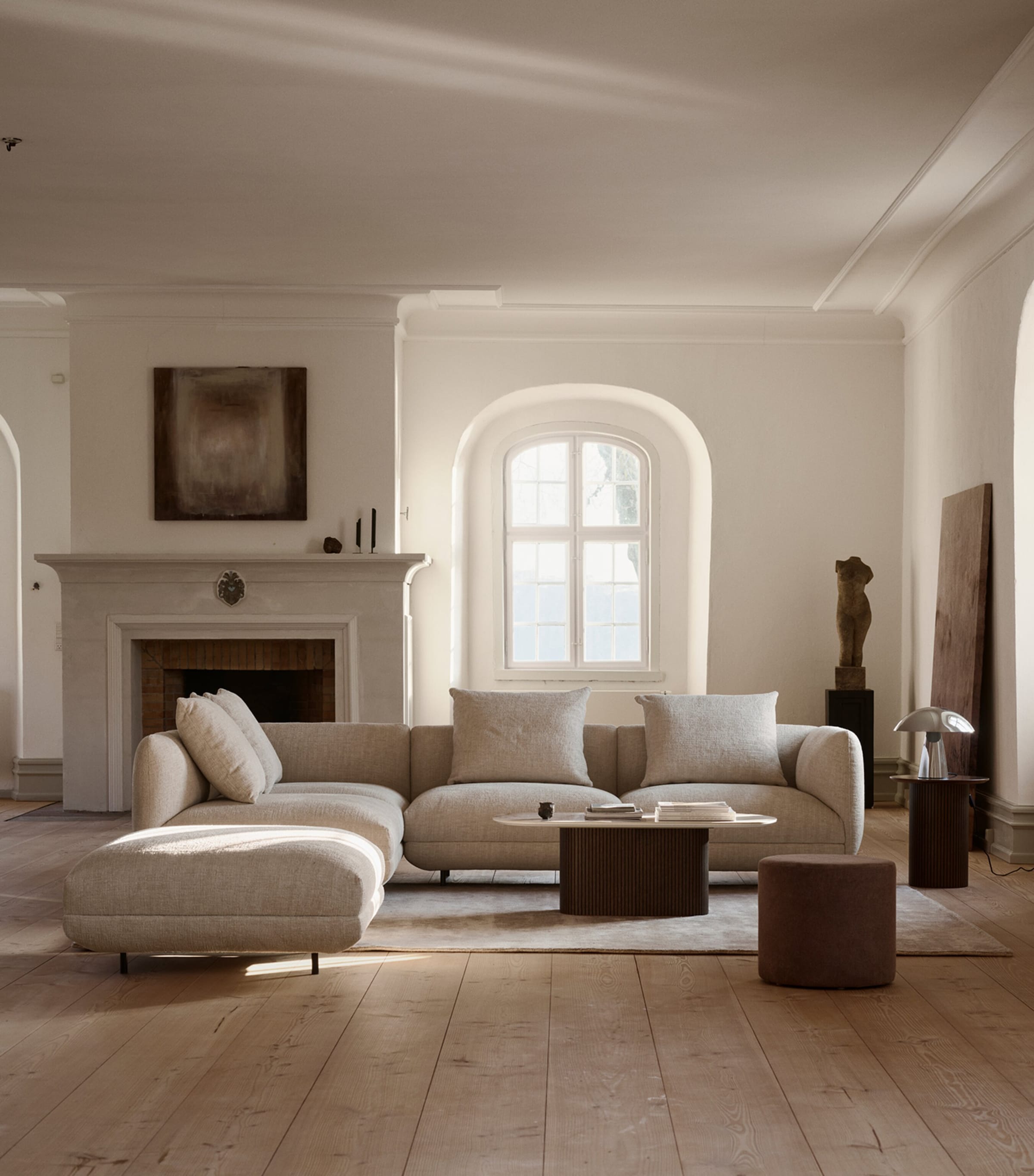 BoConcept Salamanca Corner Sofa Cream Image 2