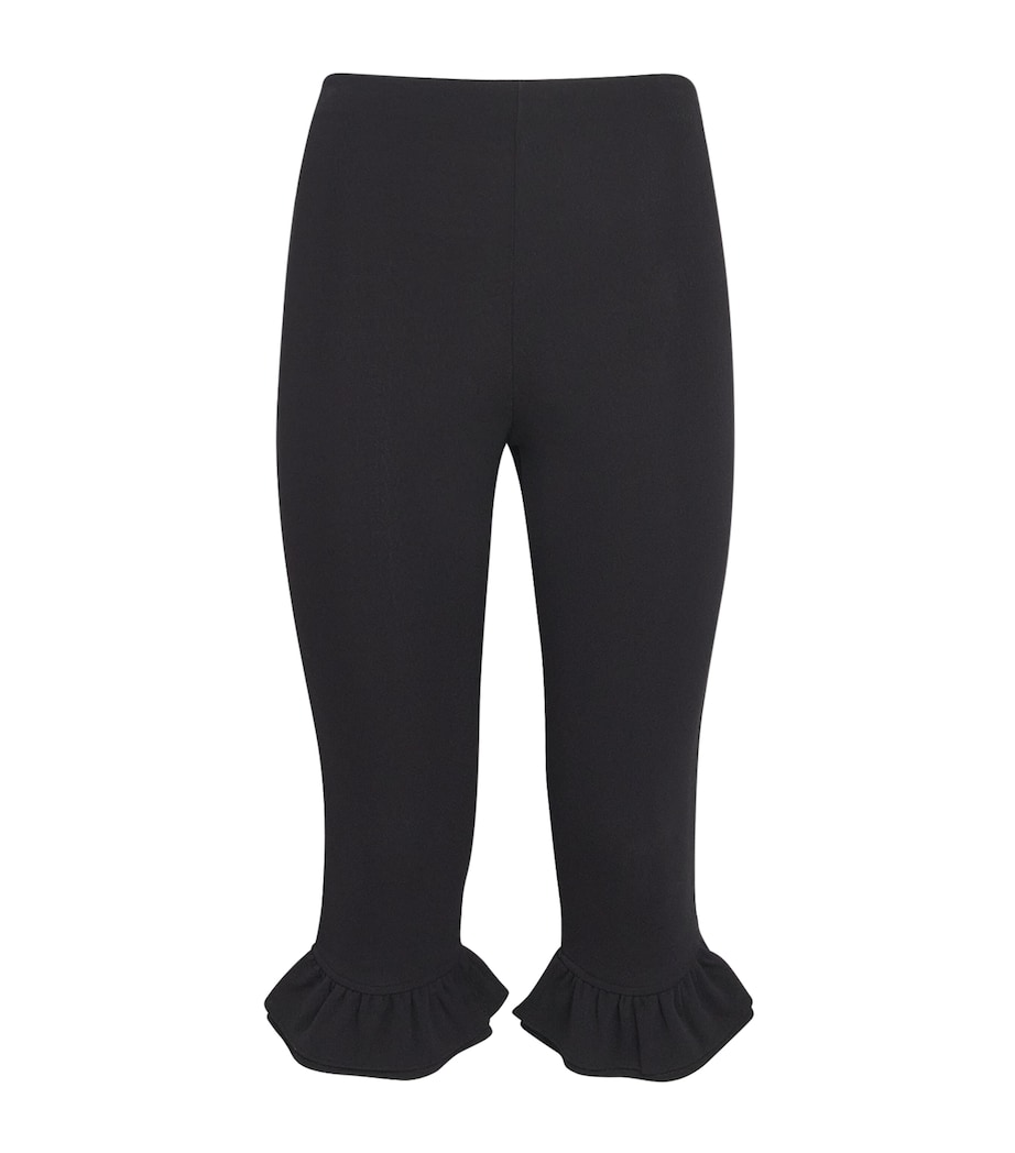 Jacquemus Womens Jersey Playa Capri Trousers Black Image 1