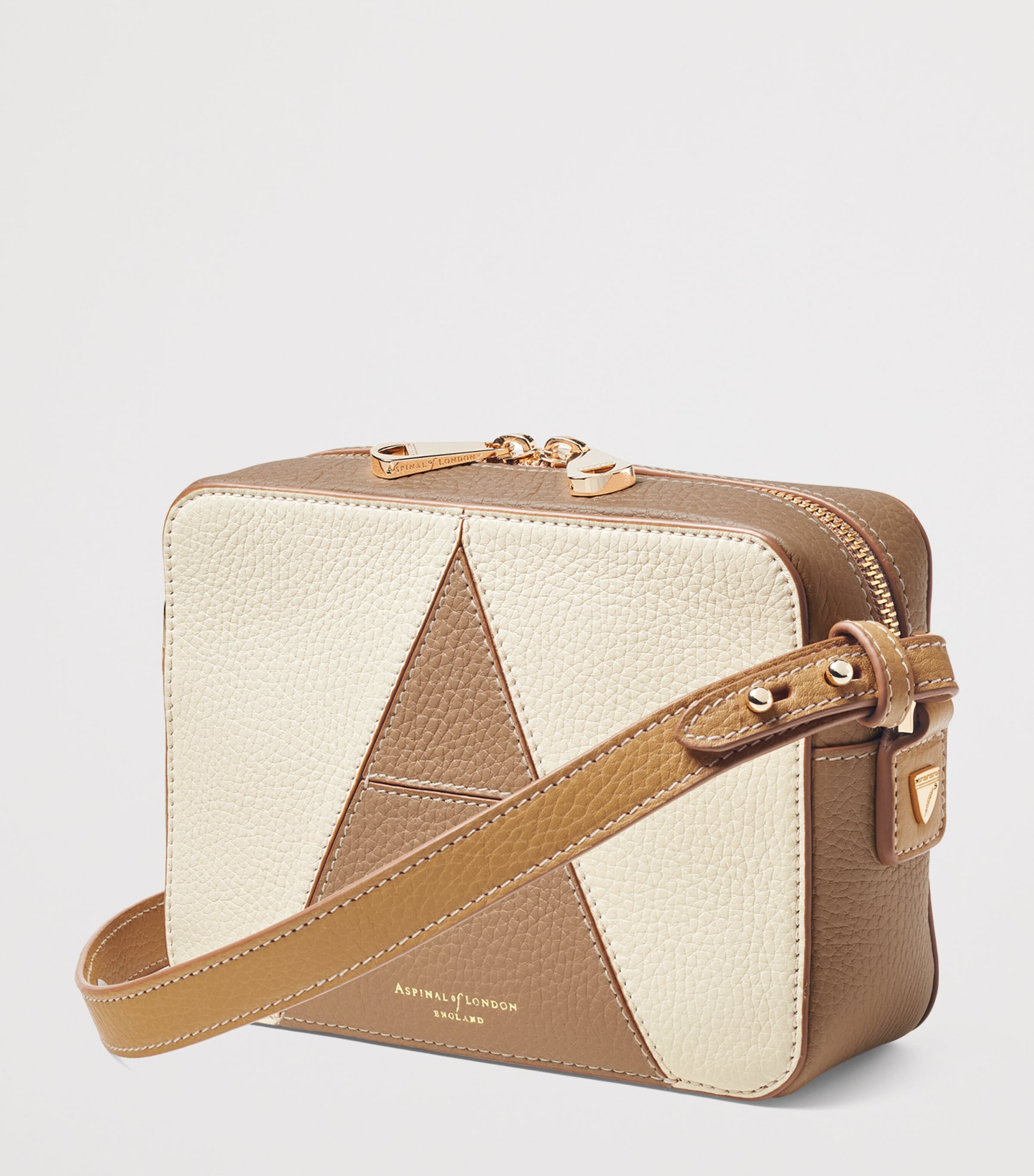 Leather Camera Bag TAUPE Image 2