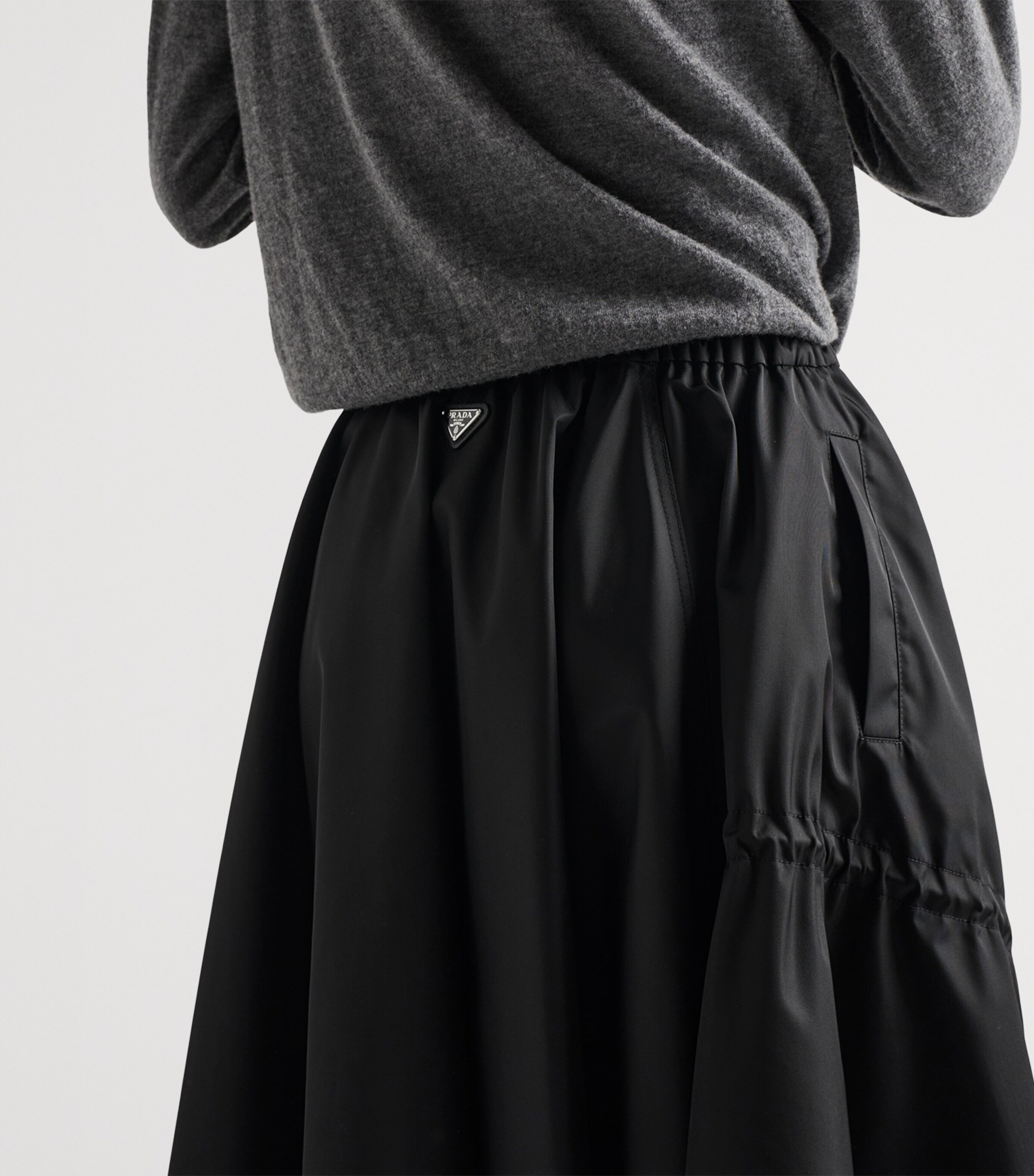 Re-Nylon Circle Midi Skirt F0002 Image 6