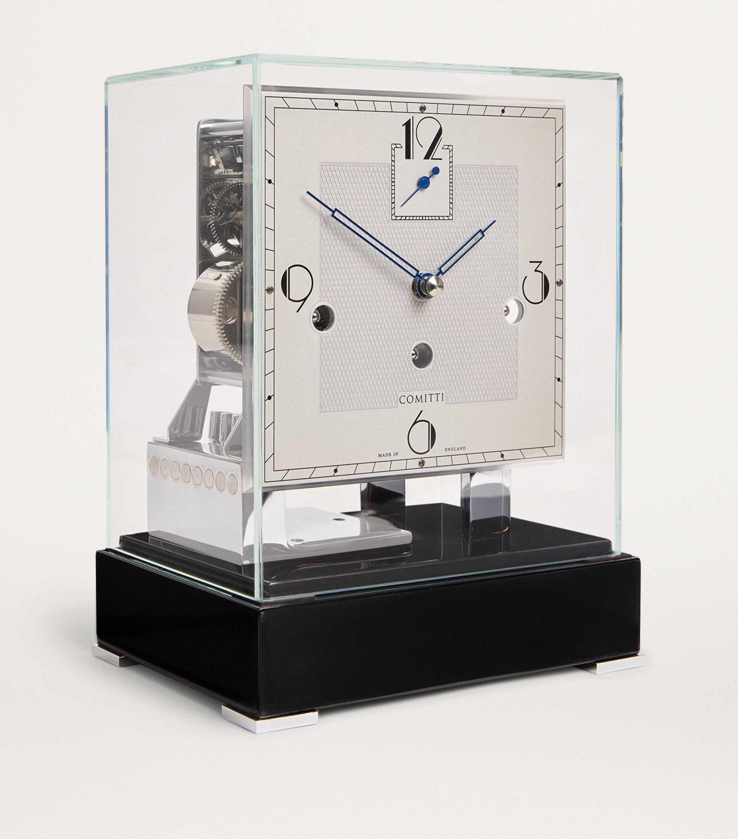 Lacquer The Stratford Mantle Clock BLACK LACQUER Image 2