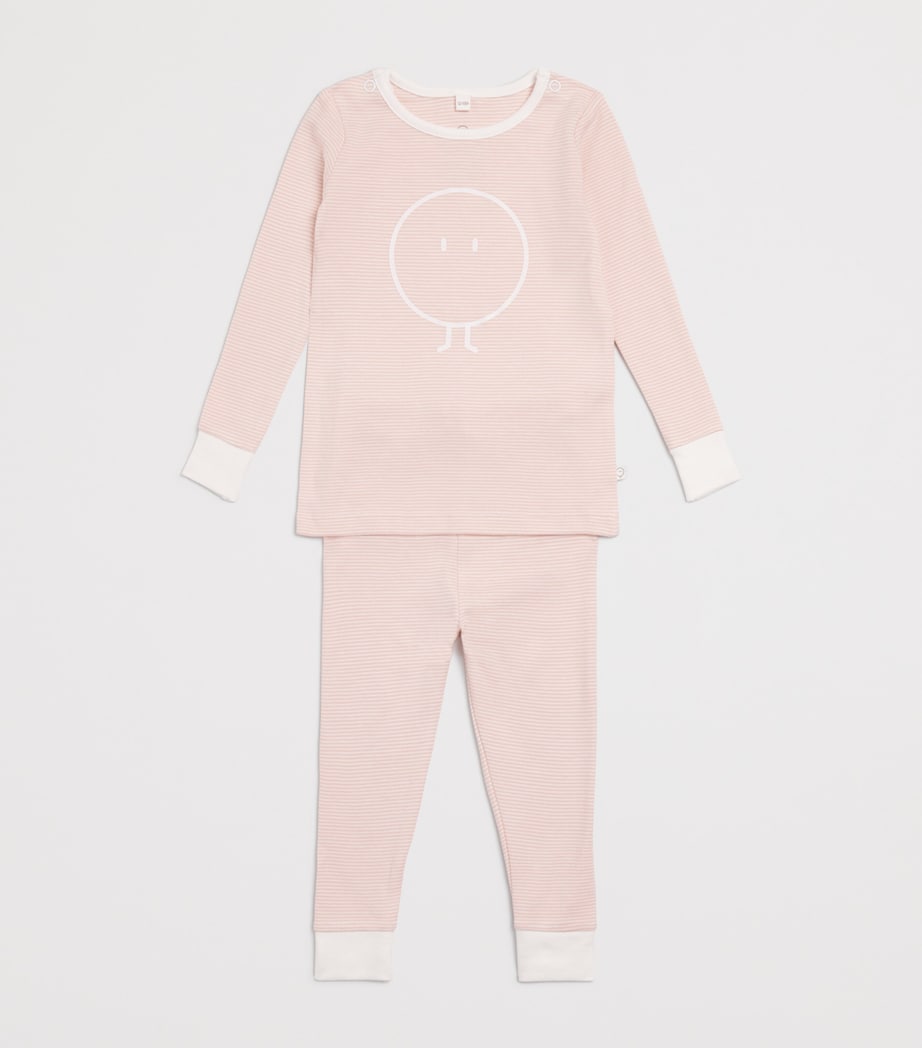 Bamboo-Blend Snoozy Pyjama Set (12-24 Months) BLUSH STRIPE Image 3