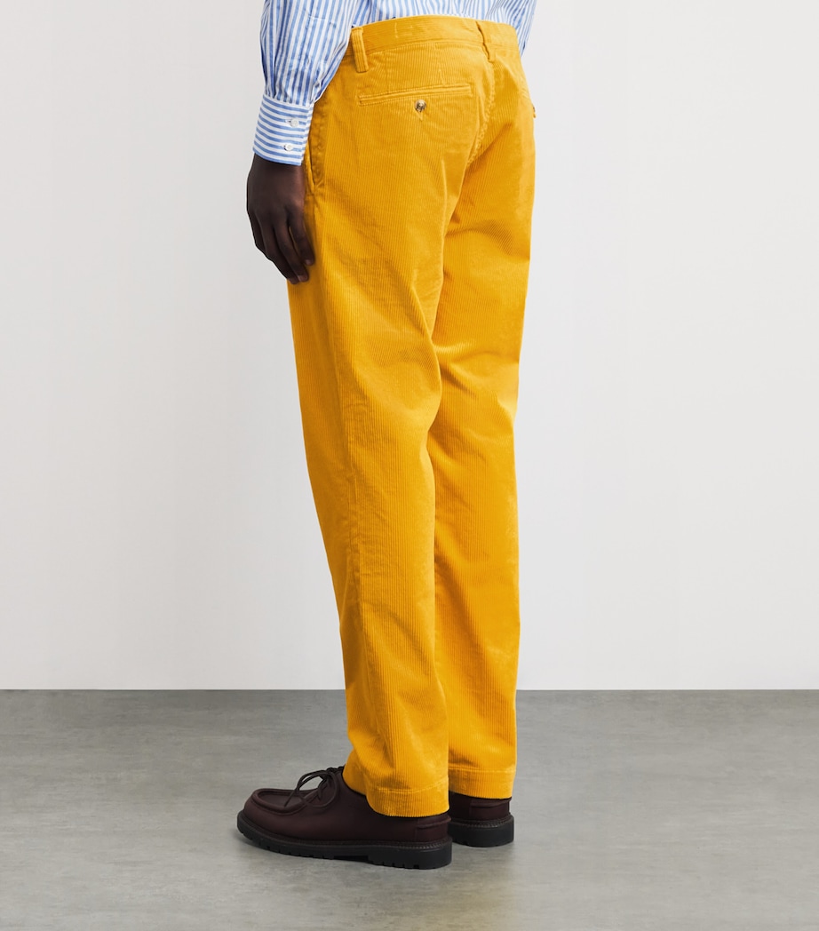 Corduroy Bedford Trousers YELLOW Image 4