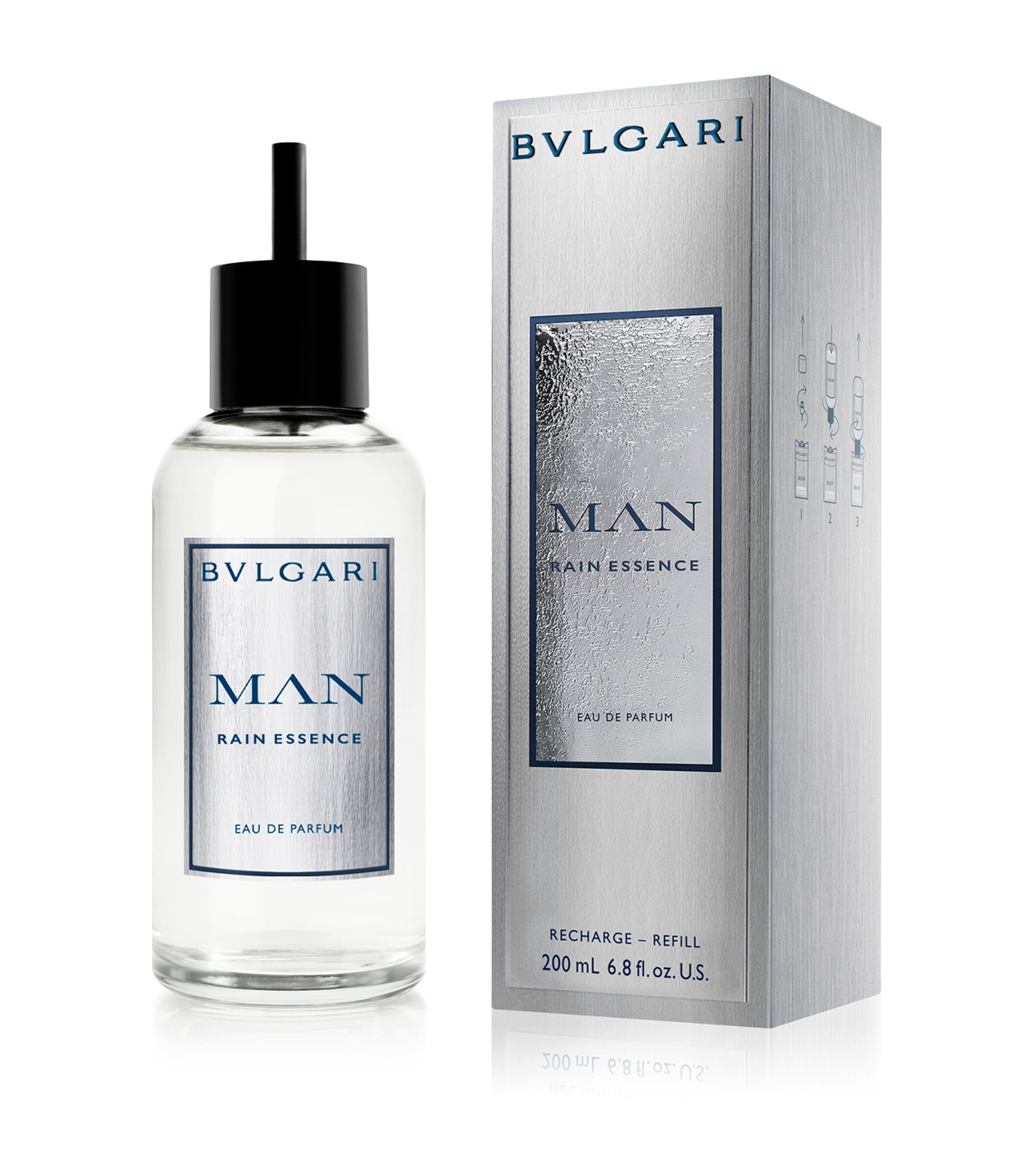 Man Rain Essence Eau de Parfum – Refill (200ml) NO COLOUR Image 2