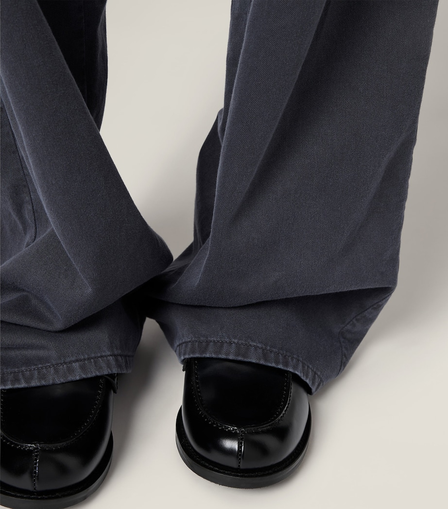 Miu Miu Womens High-Rise Straight Jeans Image 3