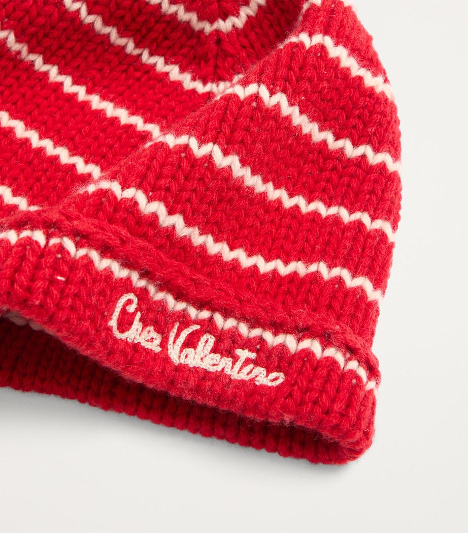 Wool Pom-Pom Beanie RHM Image 2