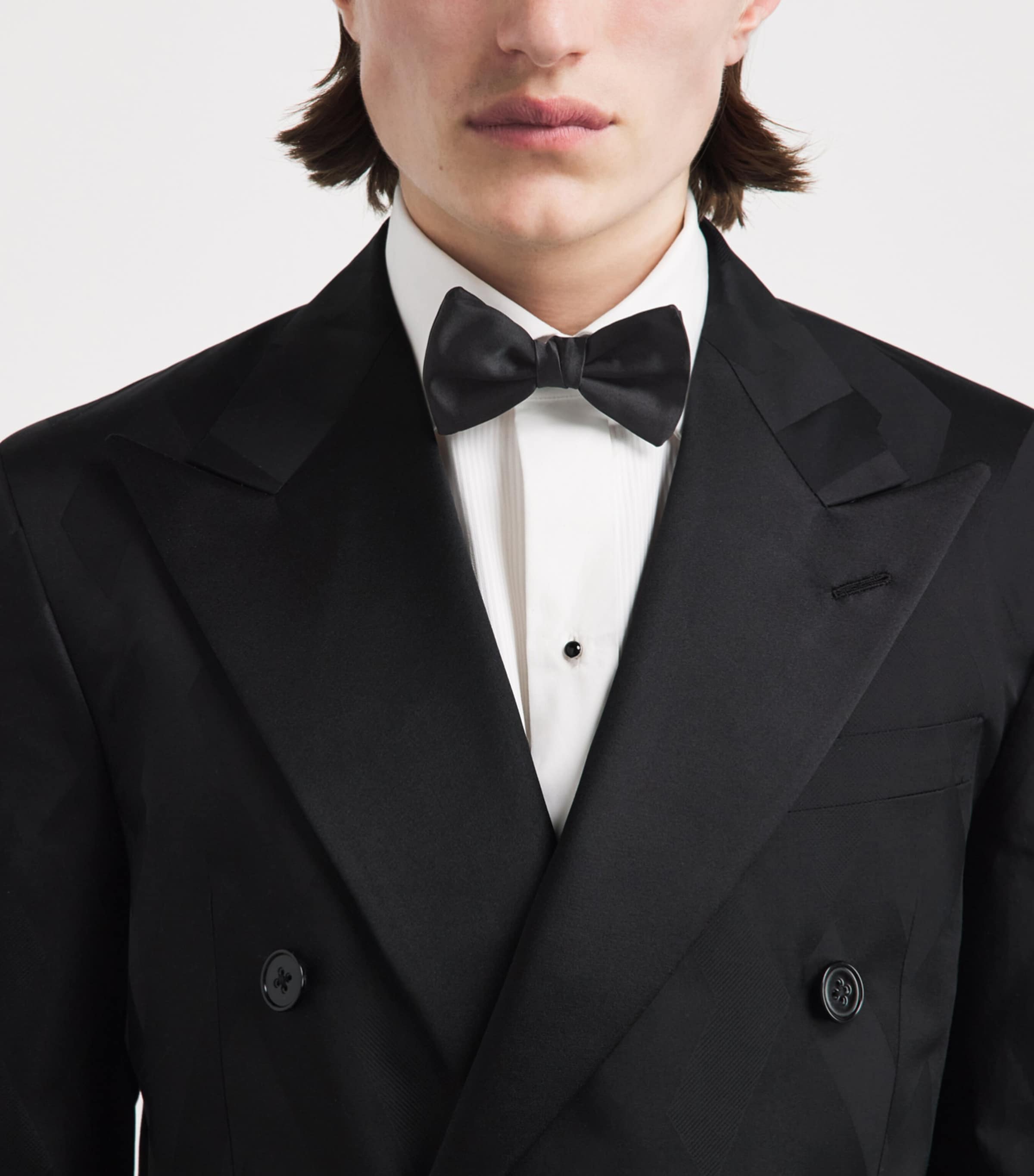 Emporio Armani Silk Bow Tie Image 2