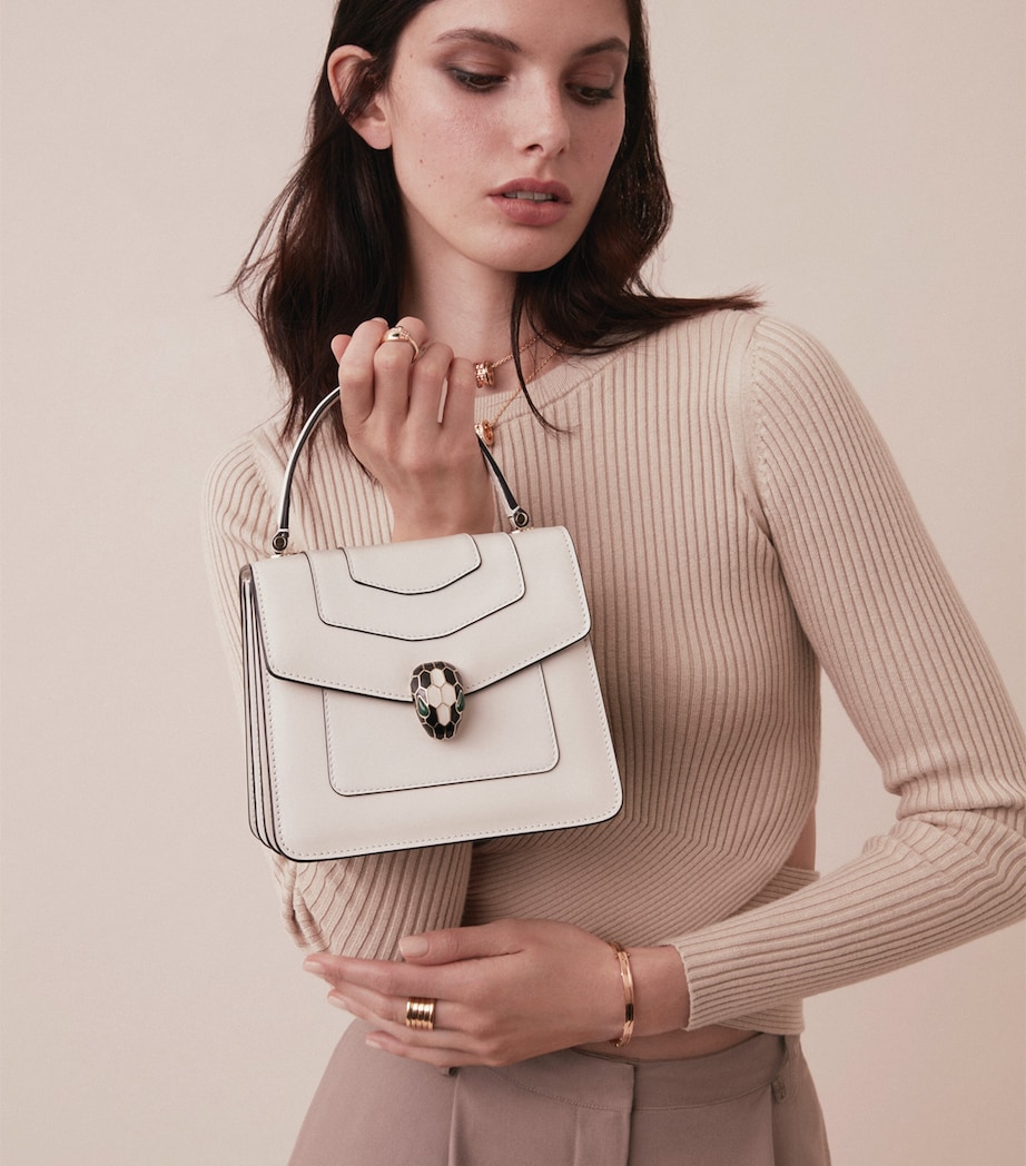 Serpenti Forever Top-Handle Bag OFFWHITE Image 2