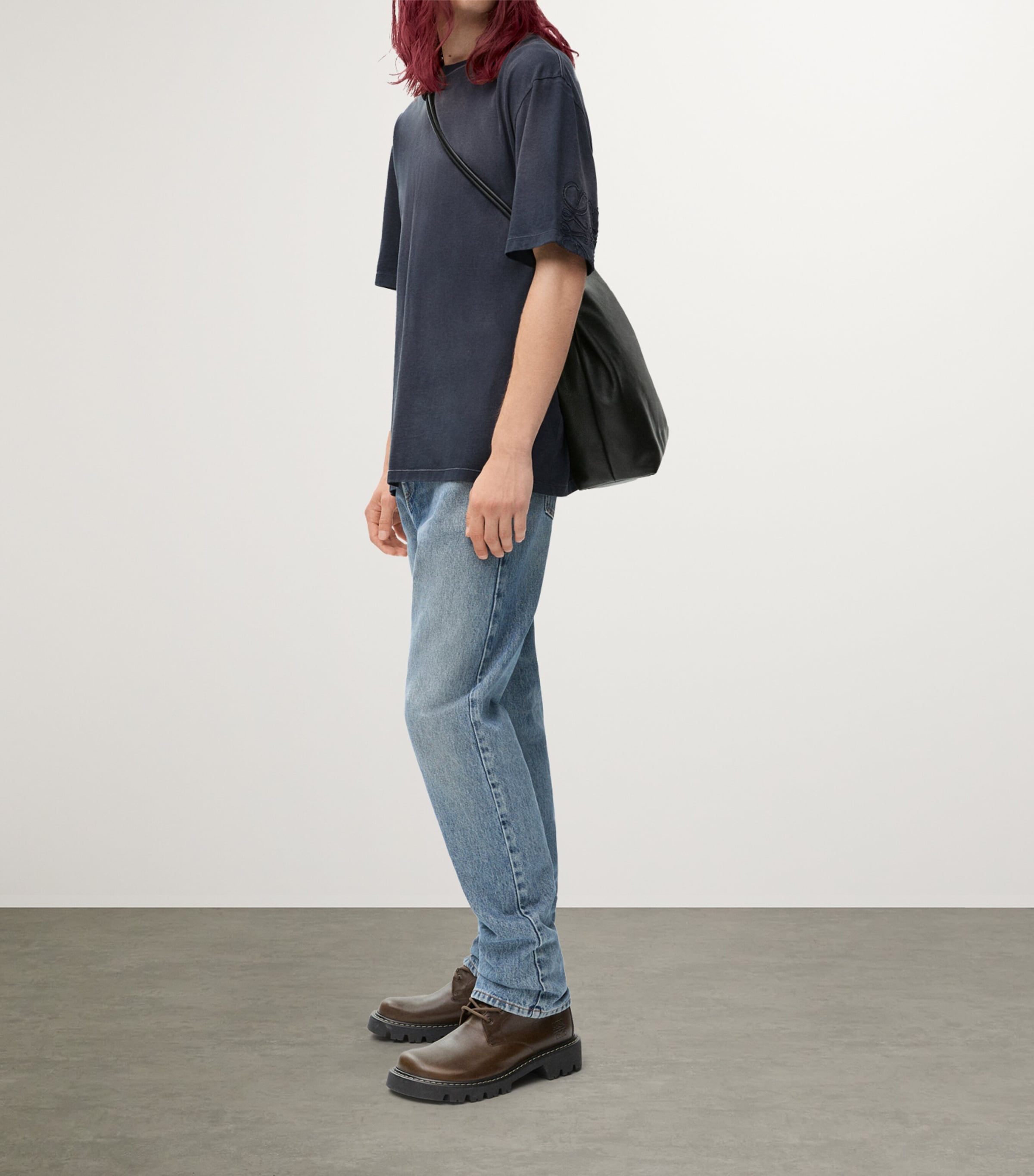 Cotton-Blend T-Shirt BLACK Image 2