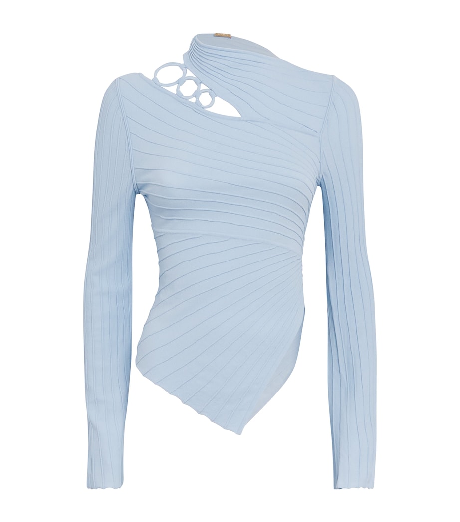 Knitted Tayla Long-Sleeve Top COASTAL Image 1