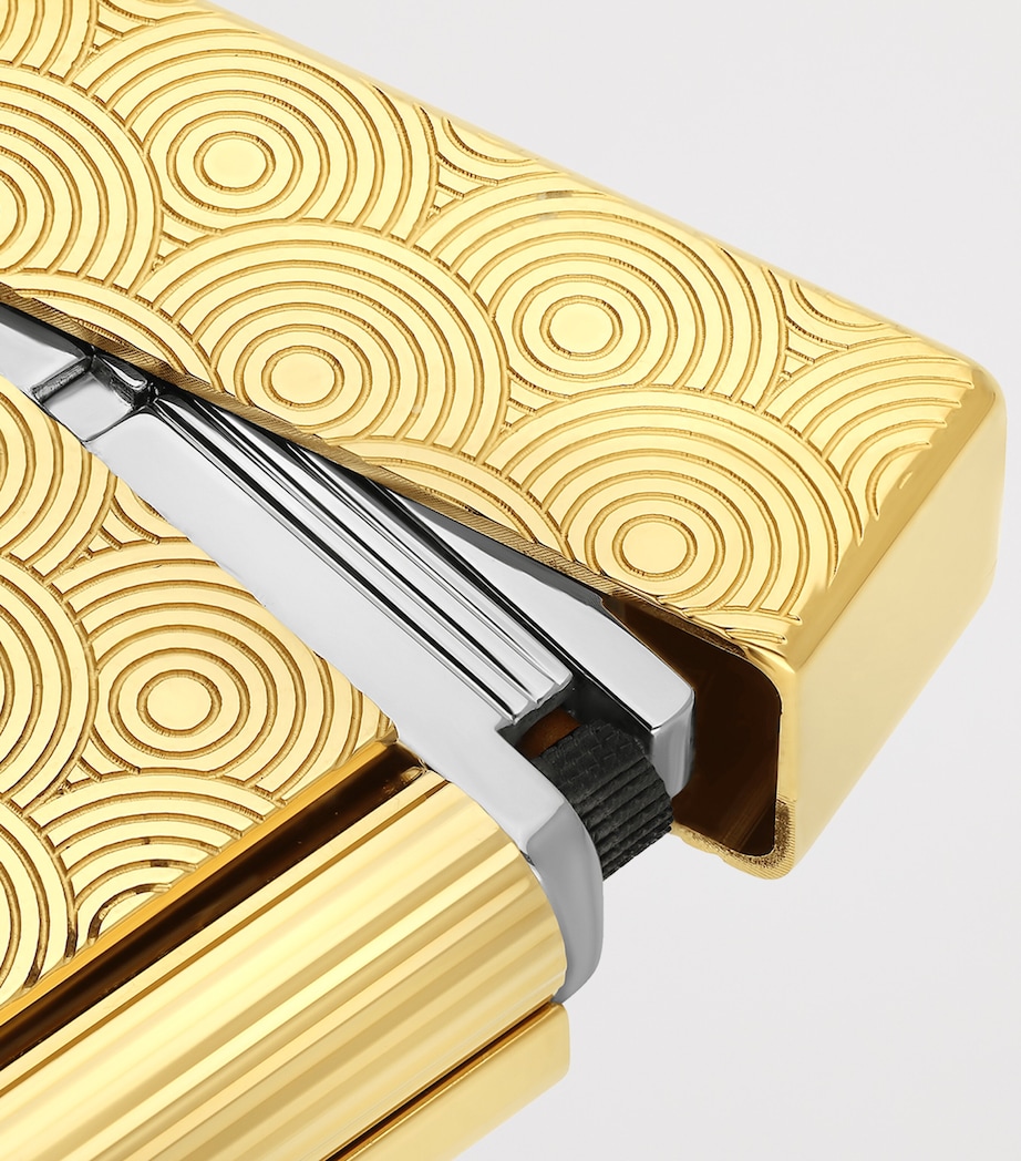 Initial Guilloche Golden Lighter GOLDEN Image 3