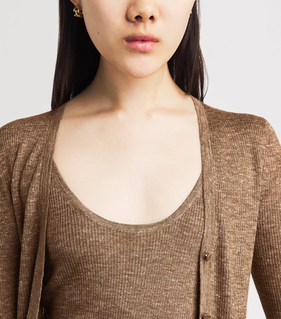 Gabriela Hearst Womens Cashmere-Silk Cinxia Tank Top Cht Chestnut Image 3