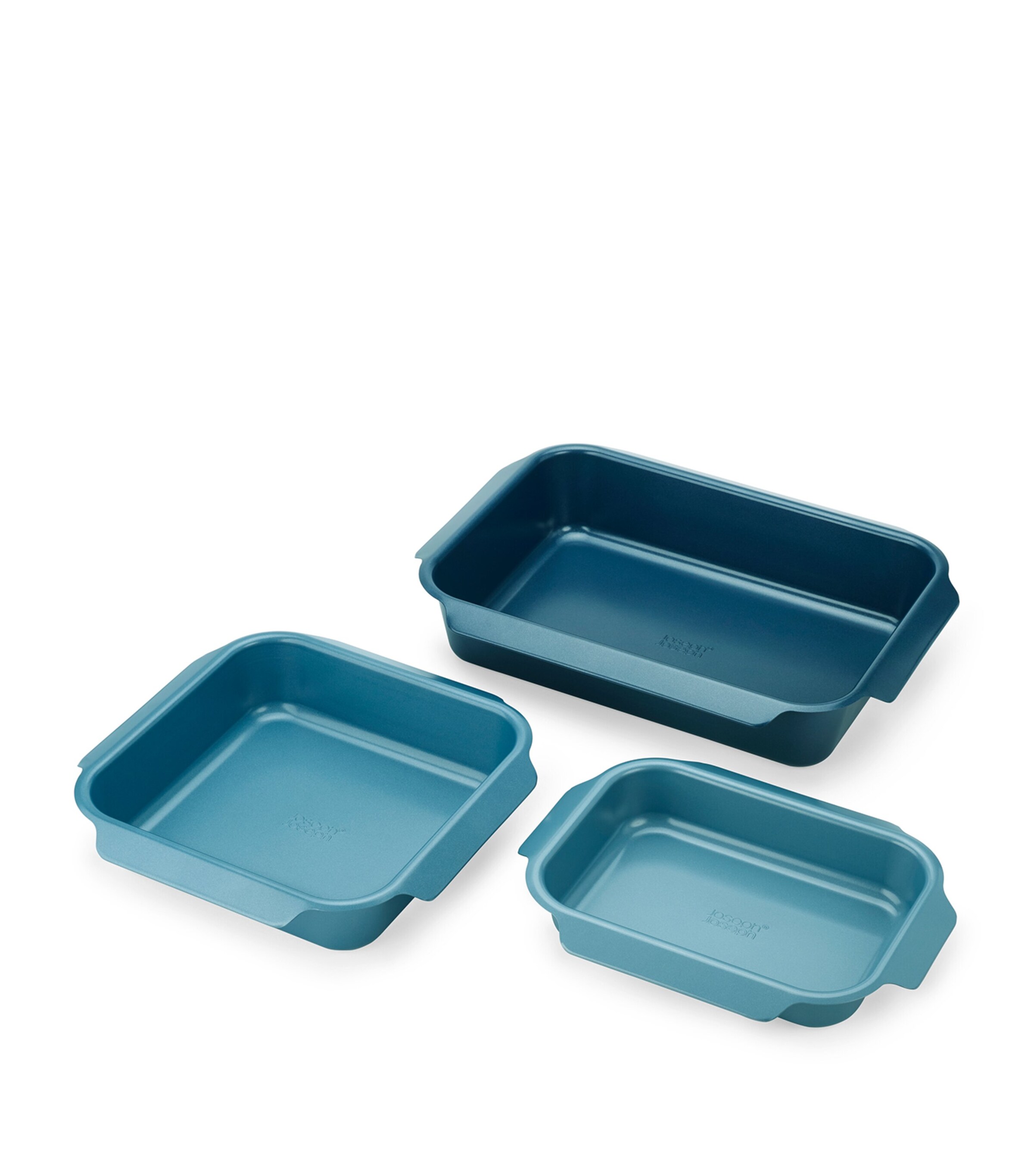 Set of 3 Non-Stick Nest Roasting Trays BLUE Image 5