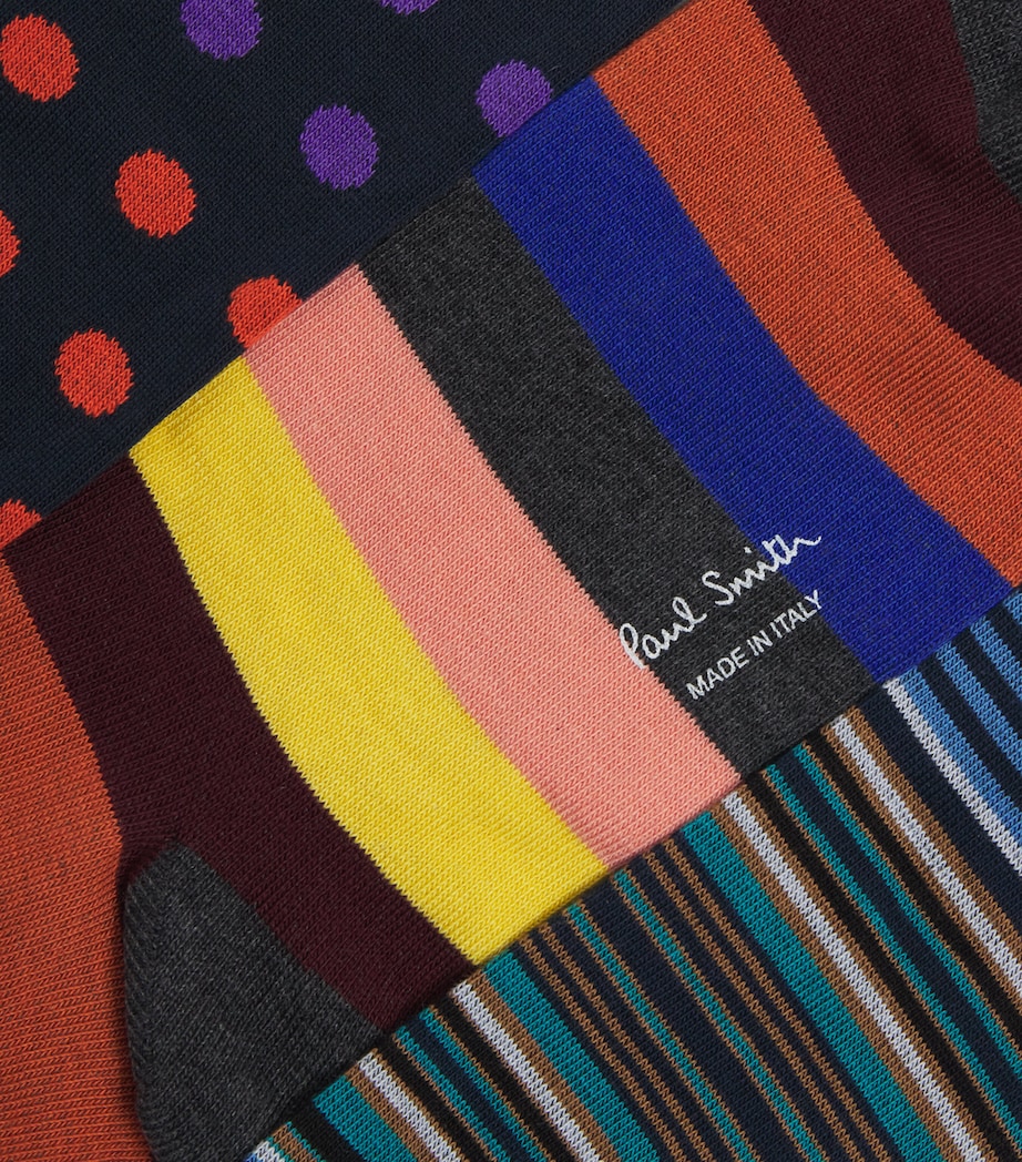 Cotton-Blend Socks (Pack of 3) MULTICOLOUR Image 3