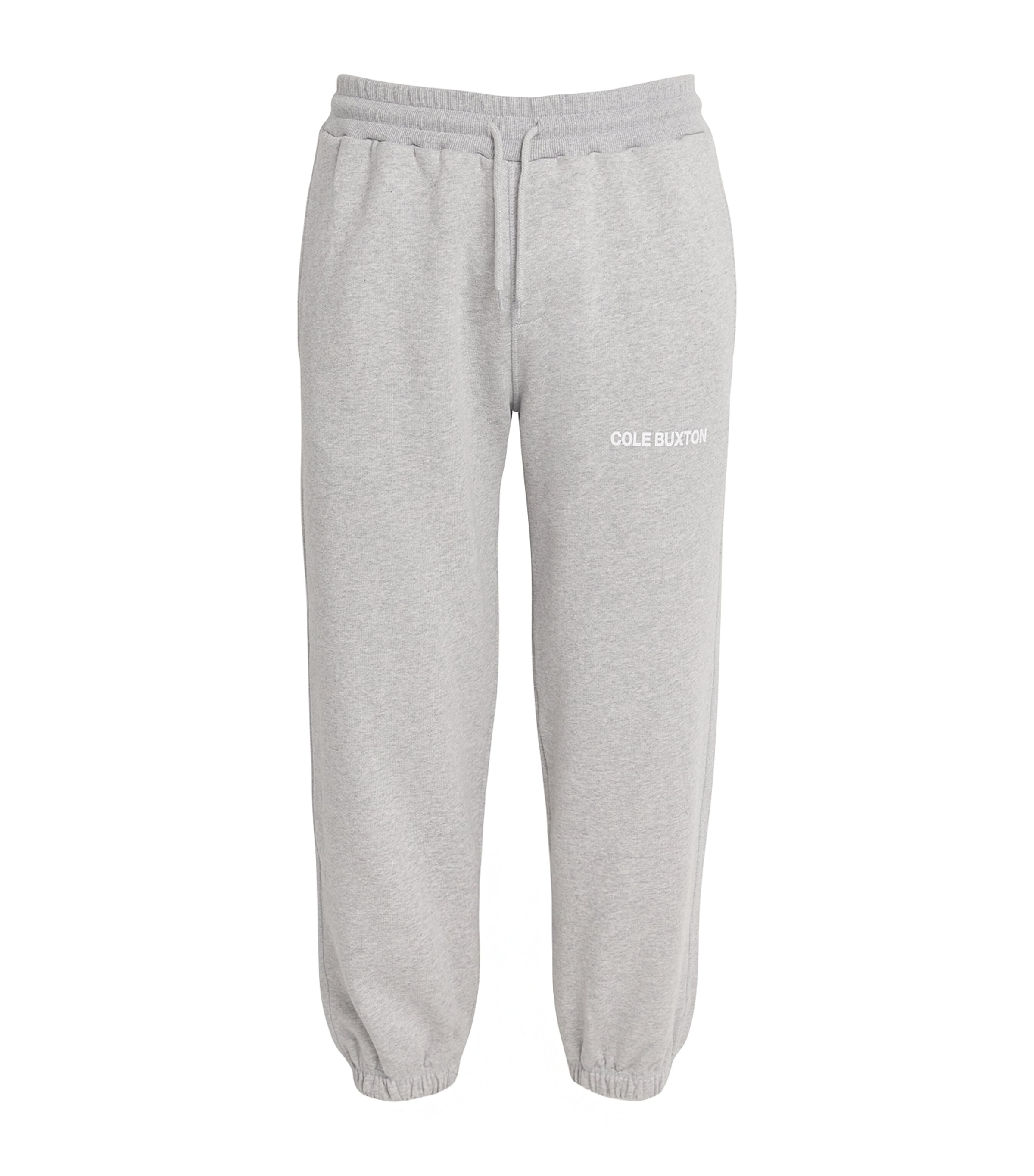 Cole Buxton Cotton Logo Sweatpants In Grey