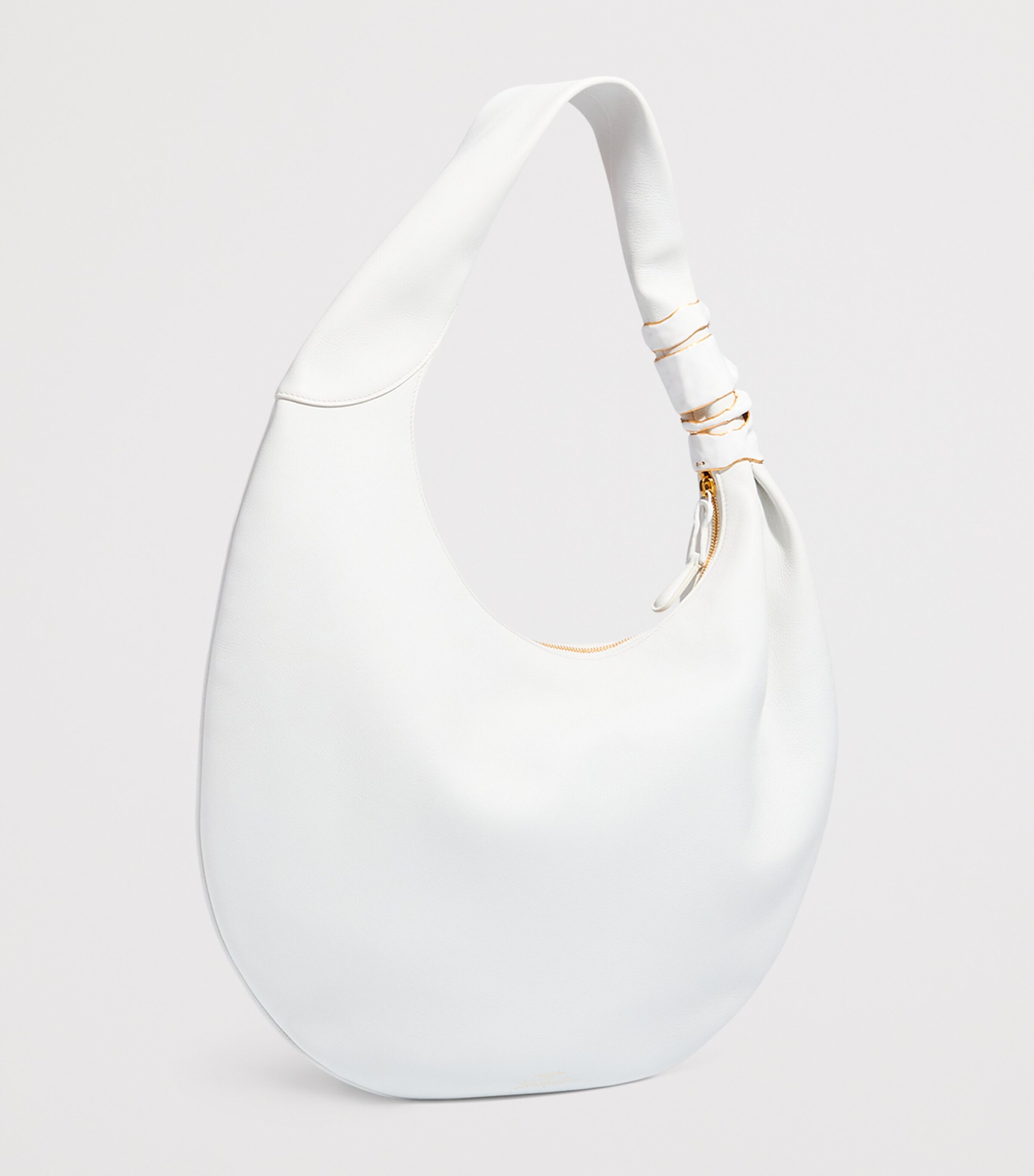 Schiaparelli Calfskin Soufflé Shoulder Bag White Image 5