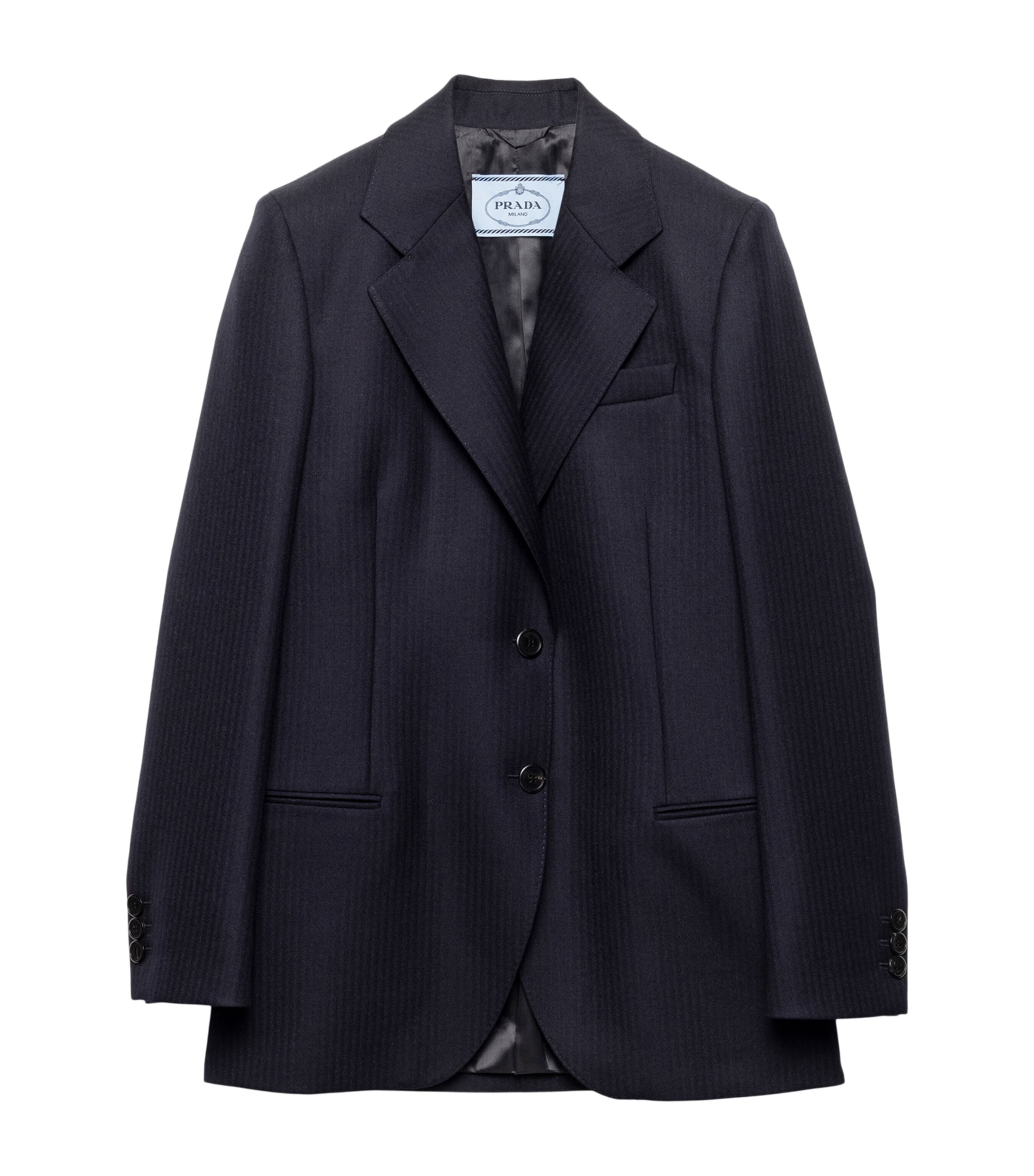 Wool Herringbone Blazer F0008 Image 1