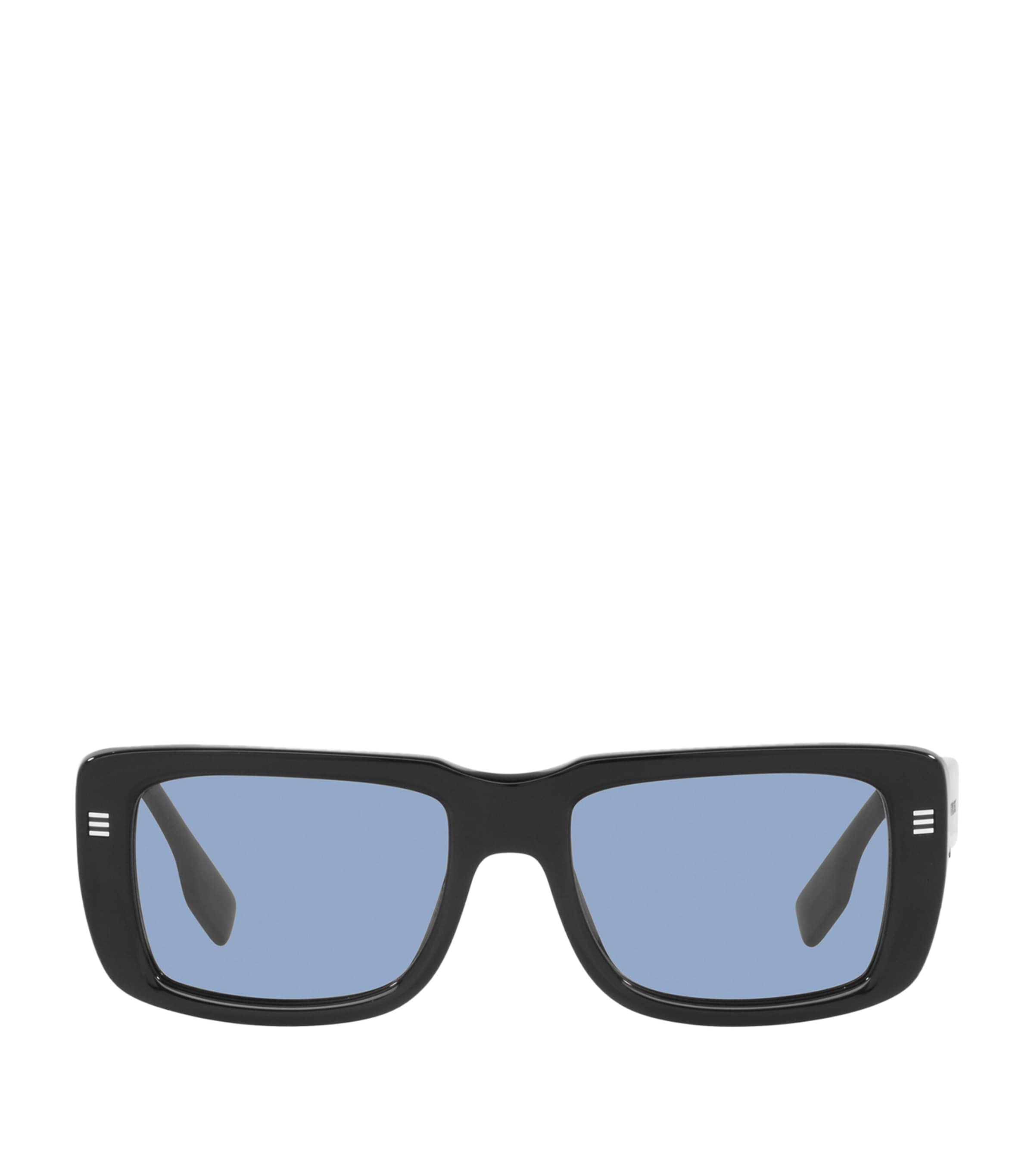 Burberry Rectangle Jarvis Sunglasses In Black