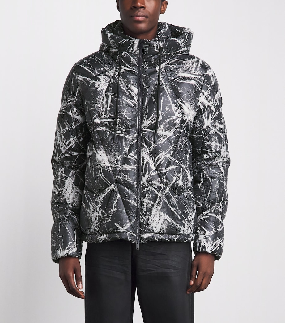 Moose Knuckles Mens Down Iceberg Quilted Jacket Icebreak Aop Image 4