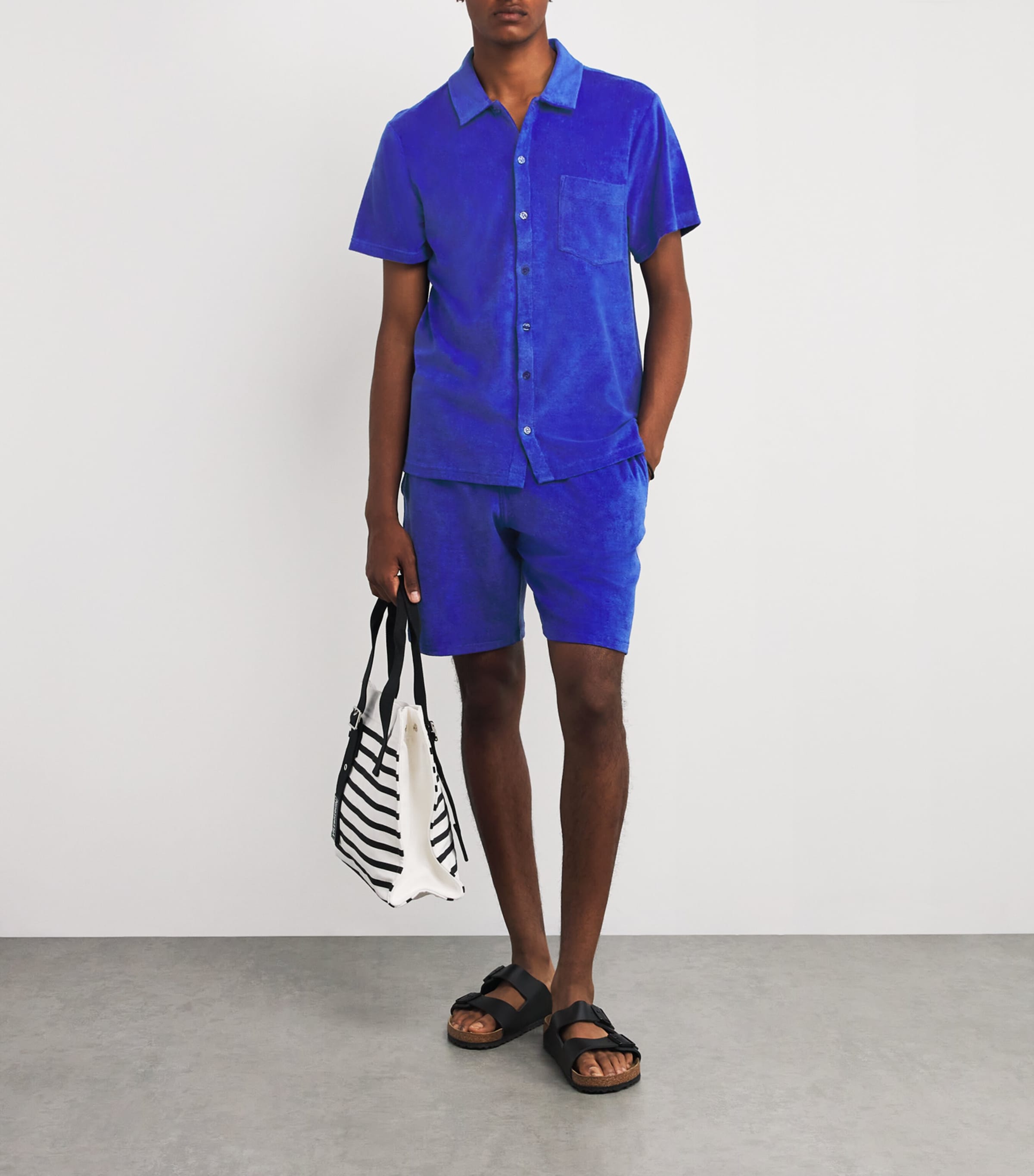 Cotton-Blend Terry Bolide Bermuda Shorts 613-MARRAKECH Image 2