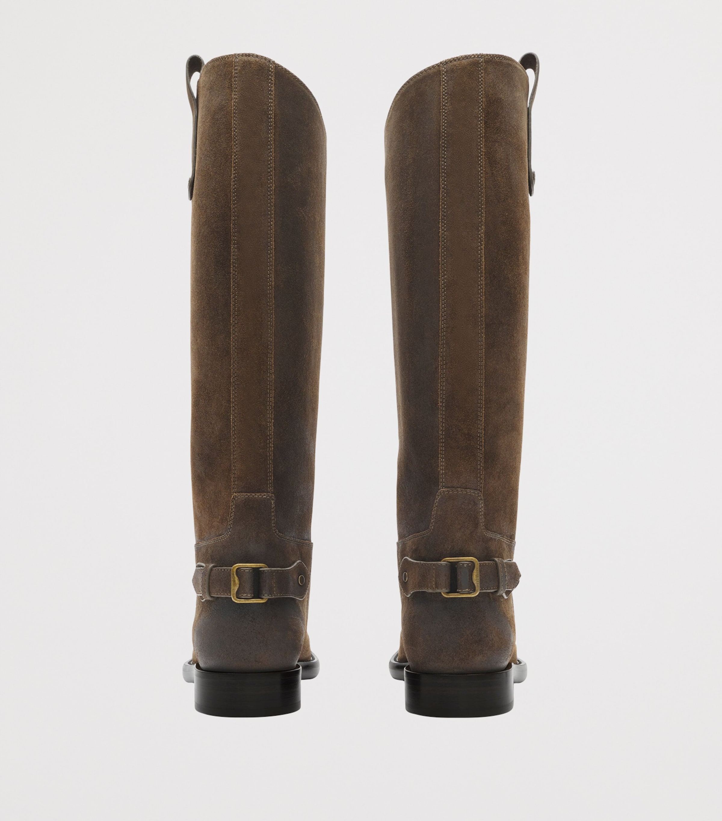 Burberry Suede Cavalier Knee-High Boots Loch Image 3