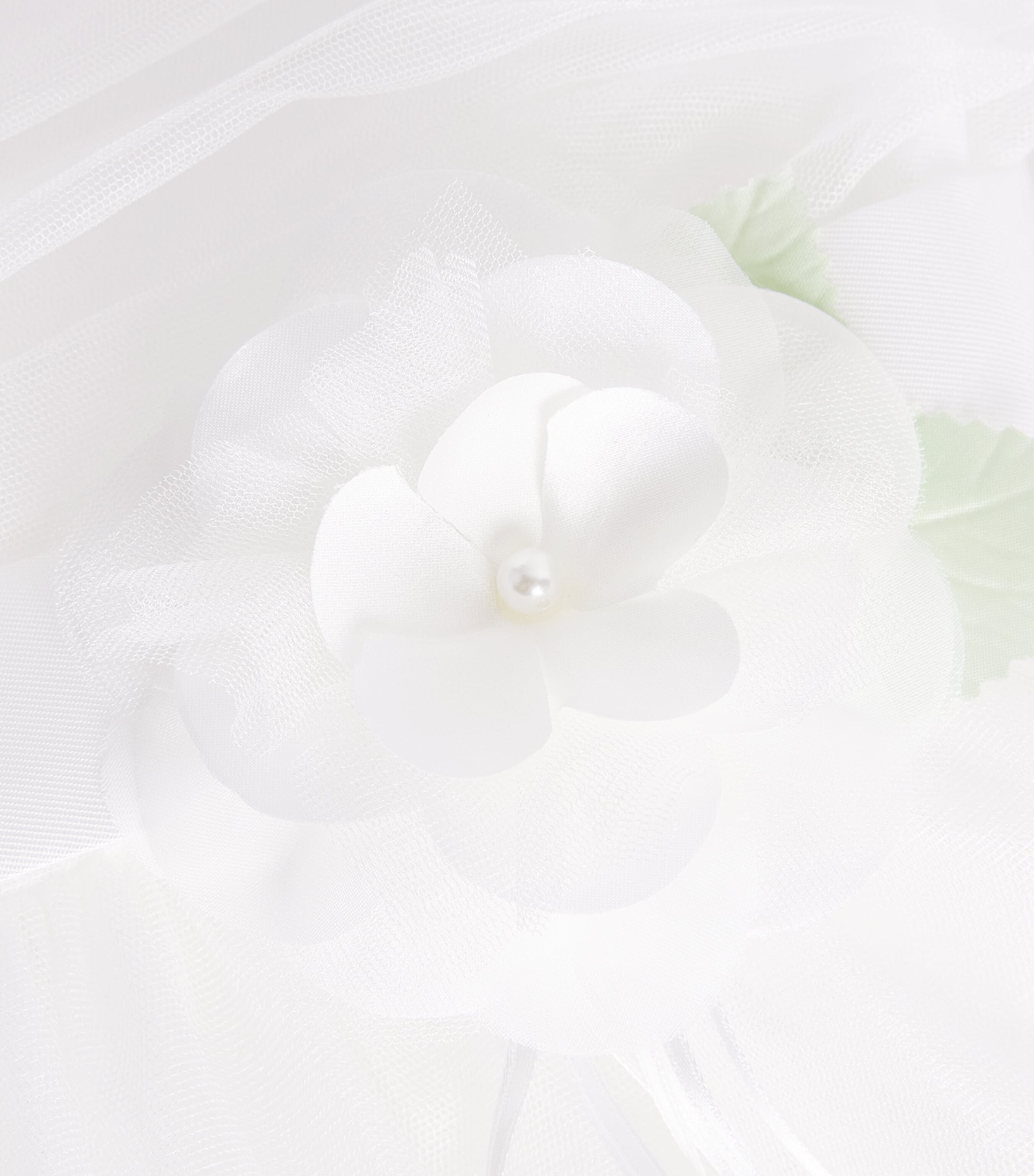 Tulle Ruffled Dress (2-14 Years) CREAM Image 3