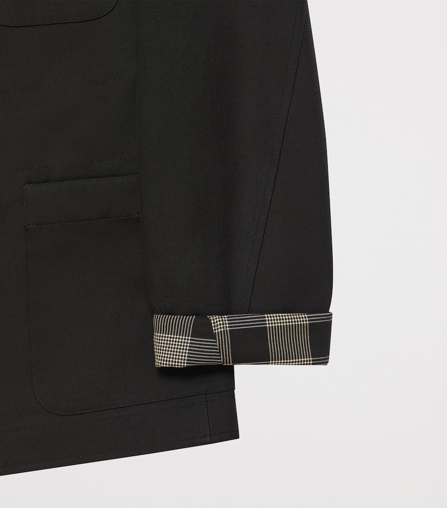 Givenchy Mens Cotton Deconstructed Blazer Image 5